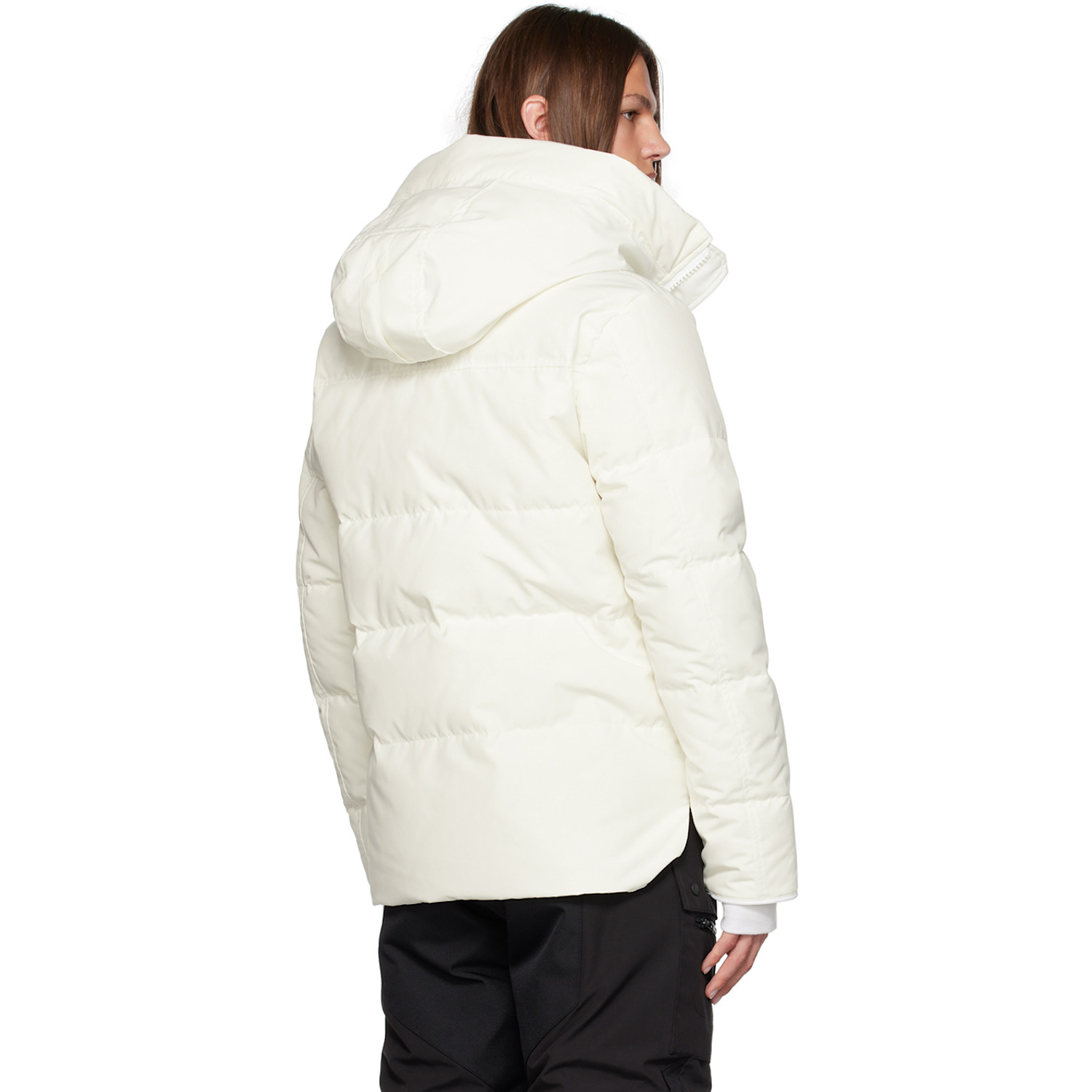  Canada Goose White Humanature Macmillan Down Jacket 