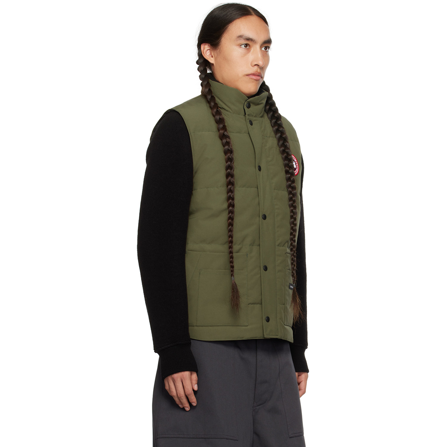  Canada Goose Khaki Freestyle Down Vest 