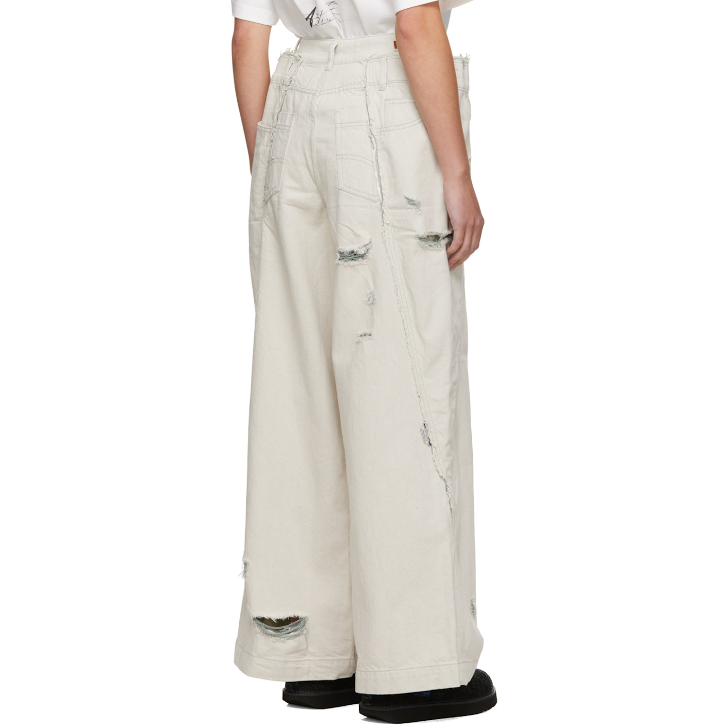  Ader Error White Azio Jeans 