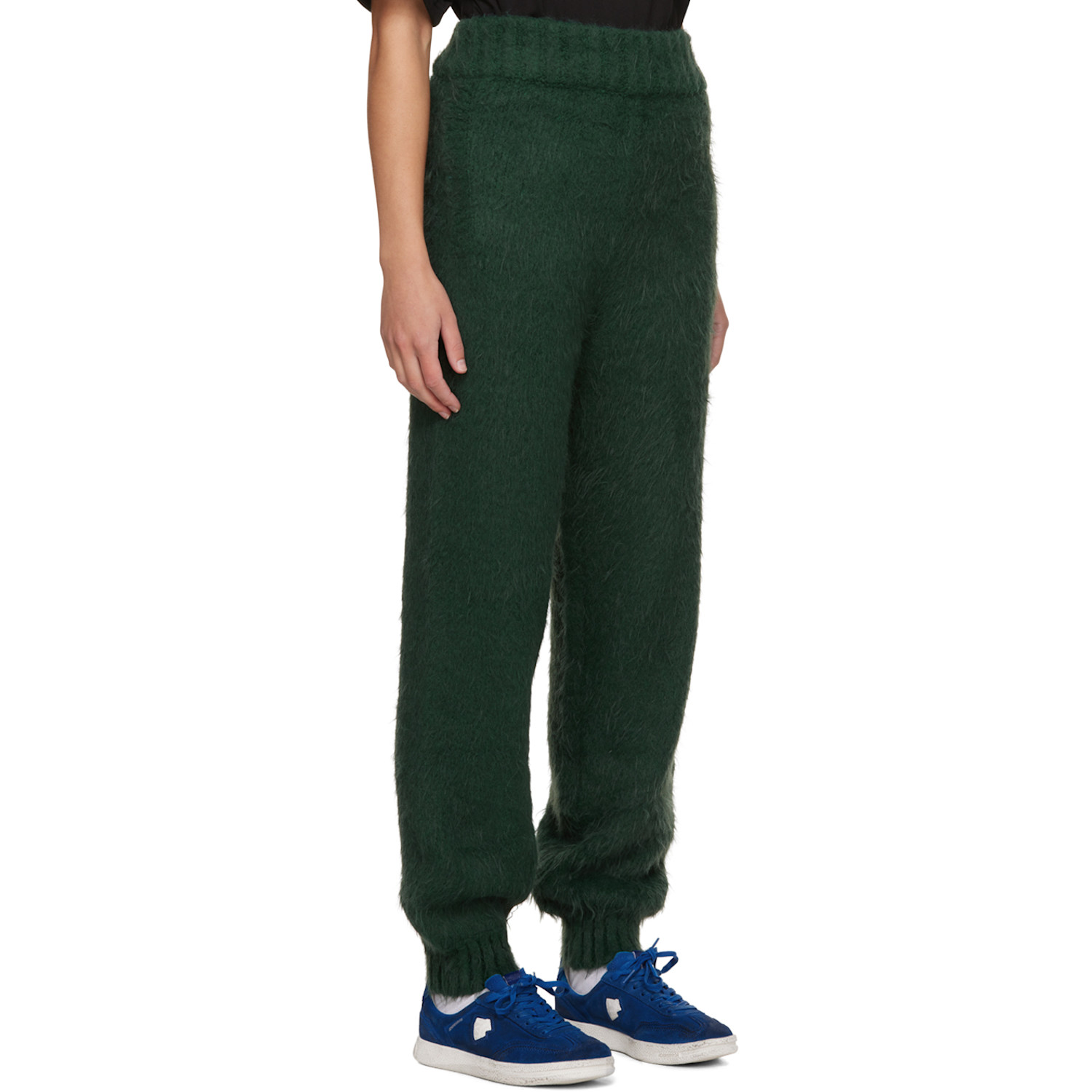  Ader Error Green Embroidered Sweatpants 