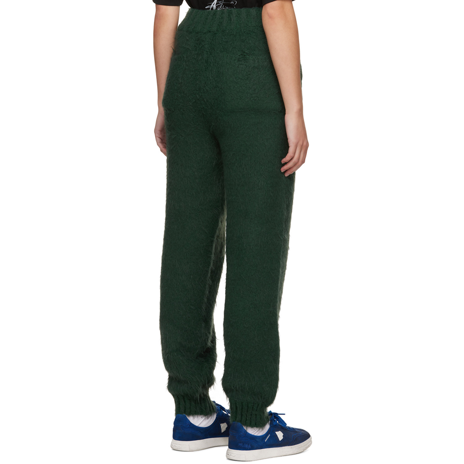  Ader Error Green Embroidered Sweatpants 