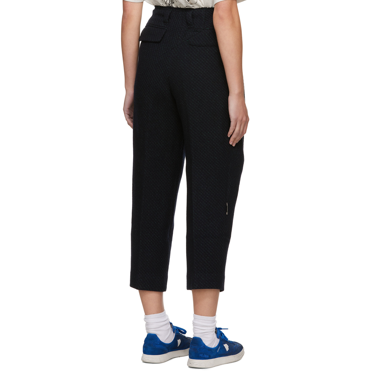  Ader Error Black Raw Edge Trousers 