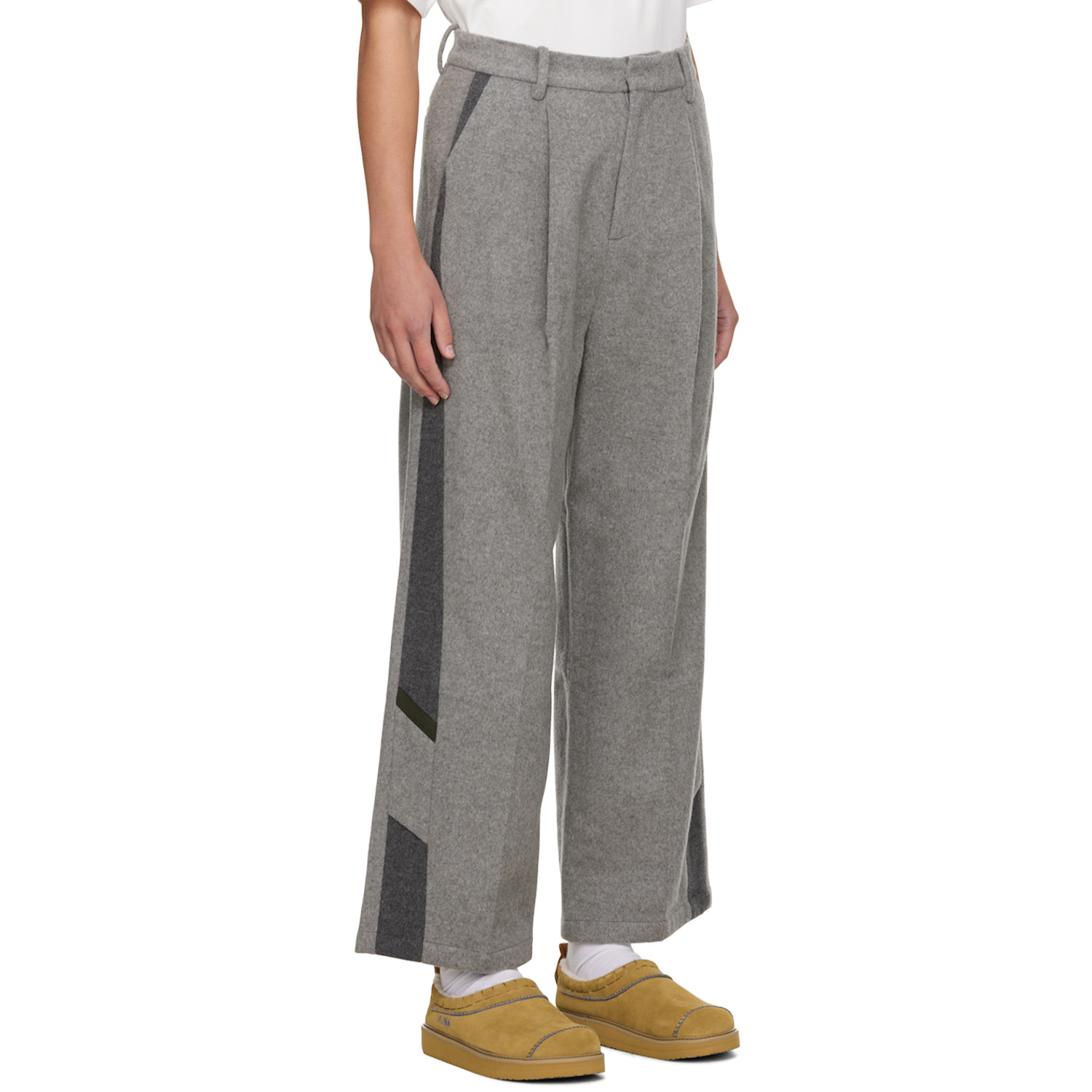  Ader Error Pantalon Wofez Gris 