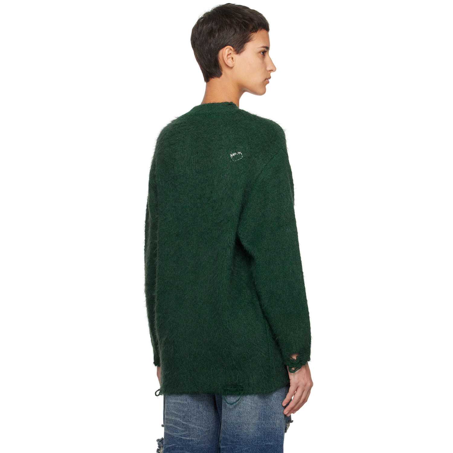  Ader Error Green Rous Sweater 