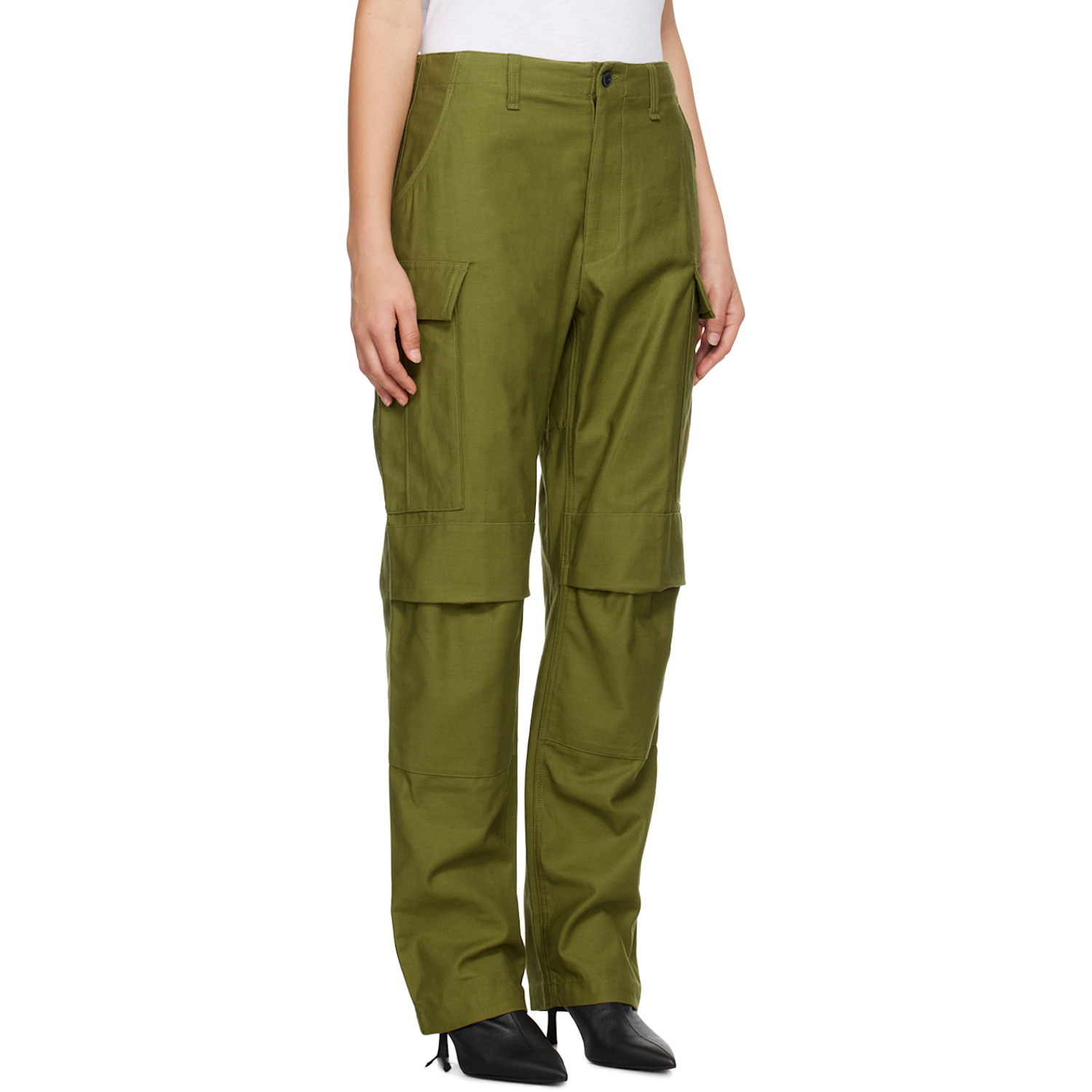  Rag & Bone Green Valli Trousers 