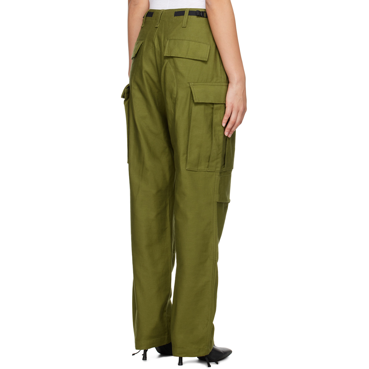  Rag & Bone Green Valli Trousers 