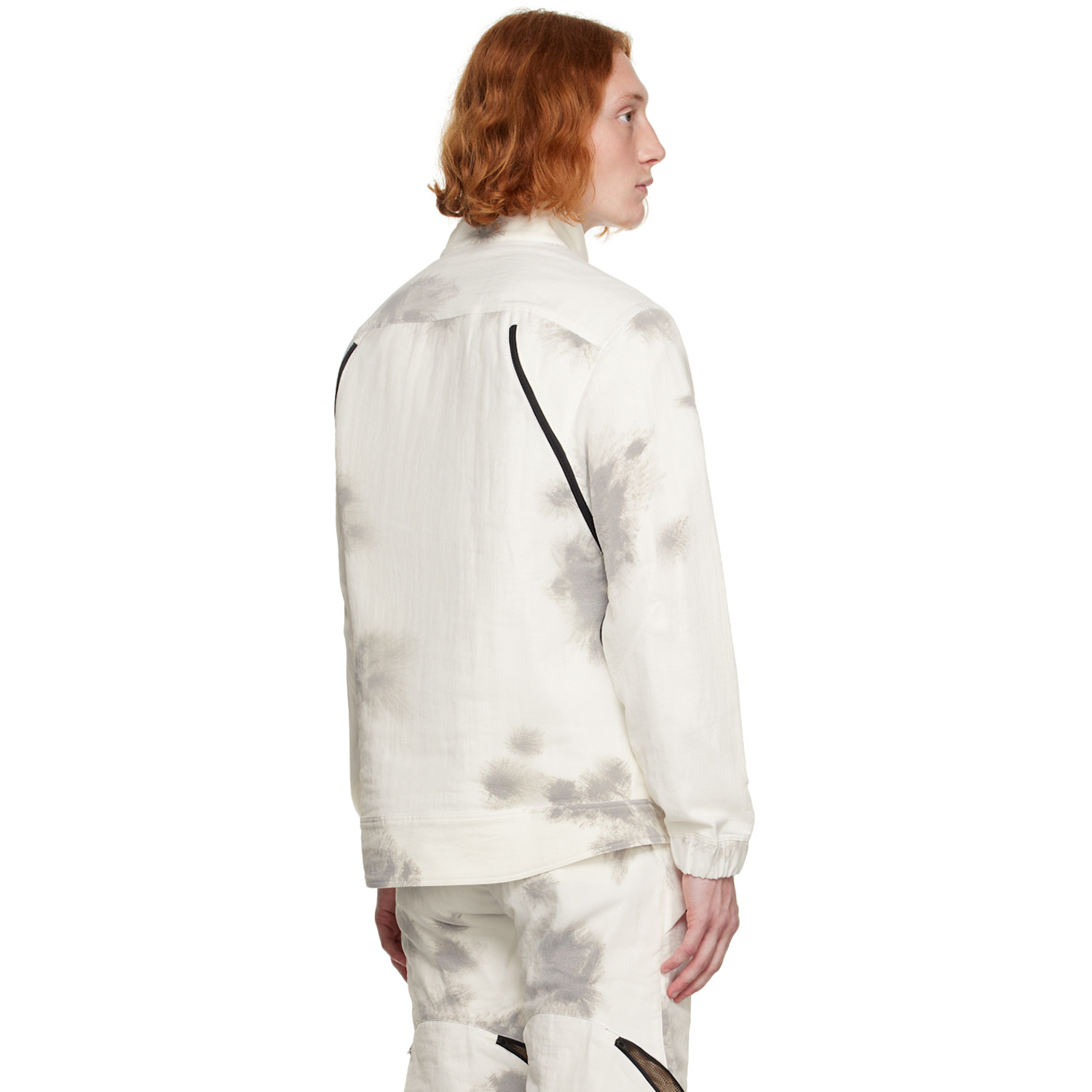  Olly Shinder White Quad Zip Jacket 