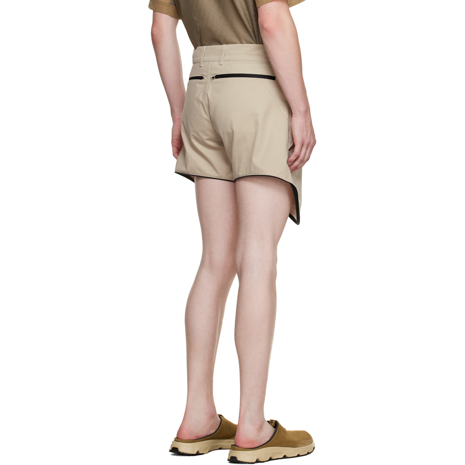  Olly Shinder Beige Scout Shorts 