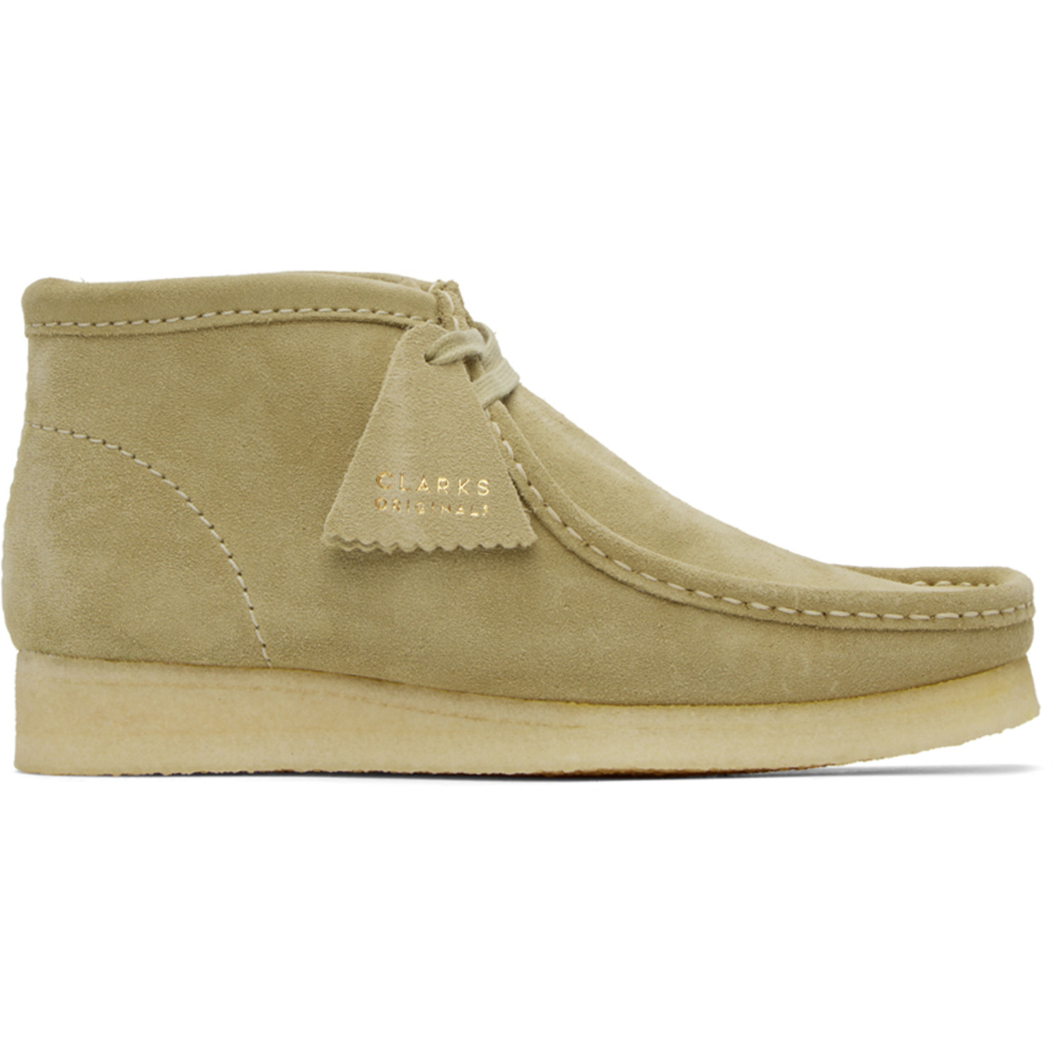 Clarks Originals Beige Wallabee Boots