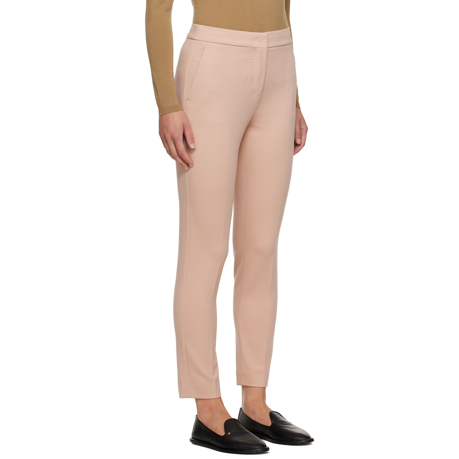  Max Mara Pink Cropped Trousers 