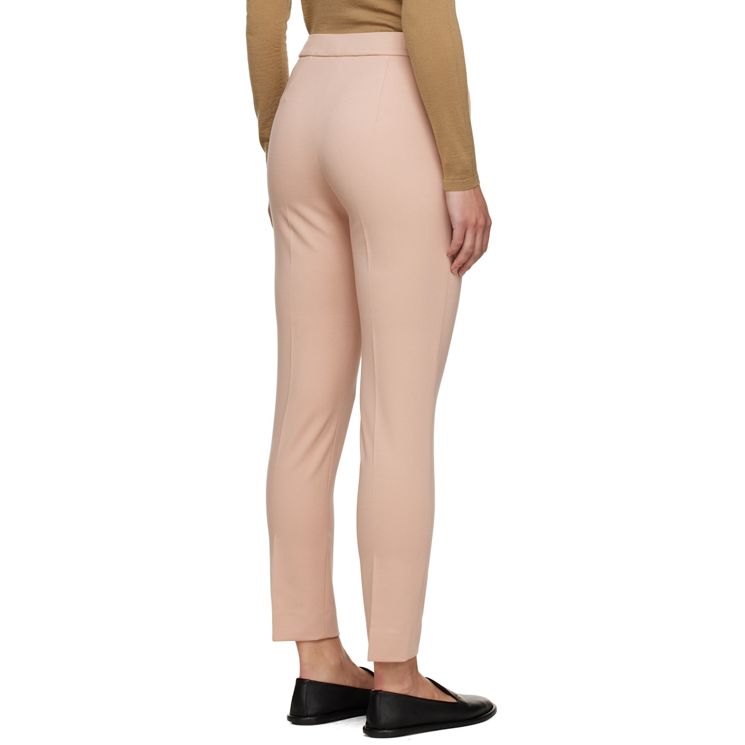  Max Mara Pink Cropped Trousers 