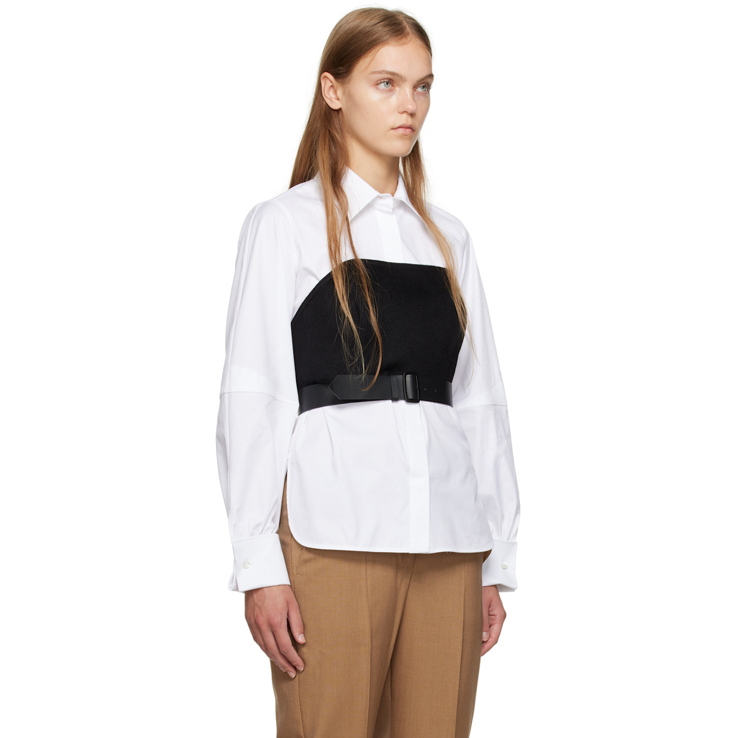  Max Mara Black Belted Bustier 