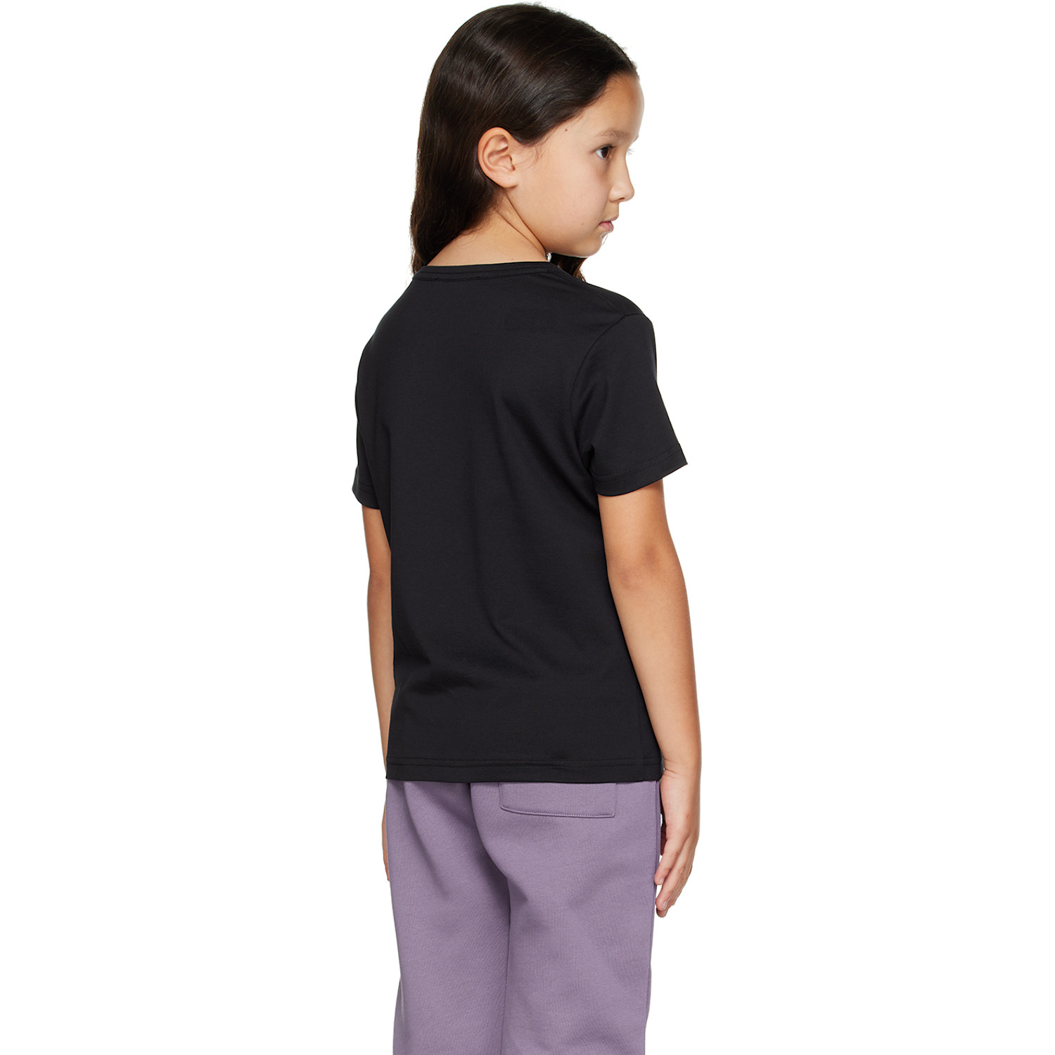  Acne Studios Kids Black Patch T-shirt 