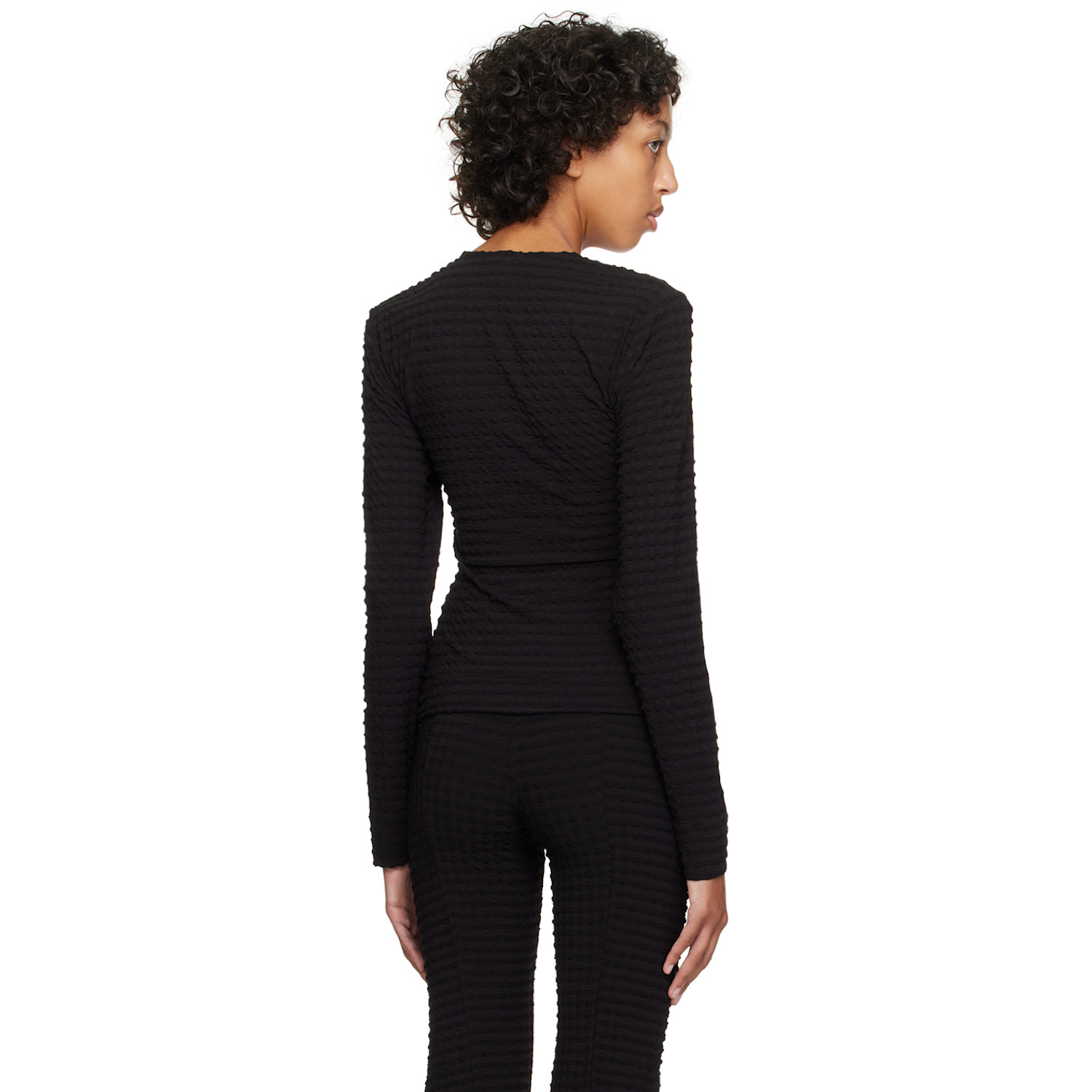  Ganni Black Sweetheart Blouse 