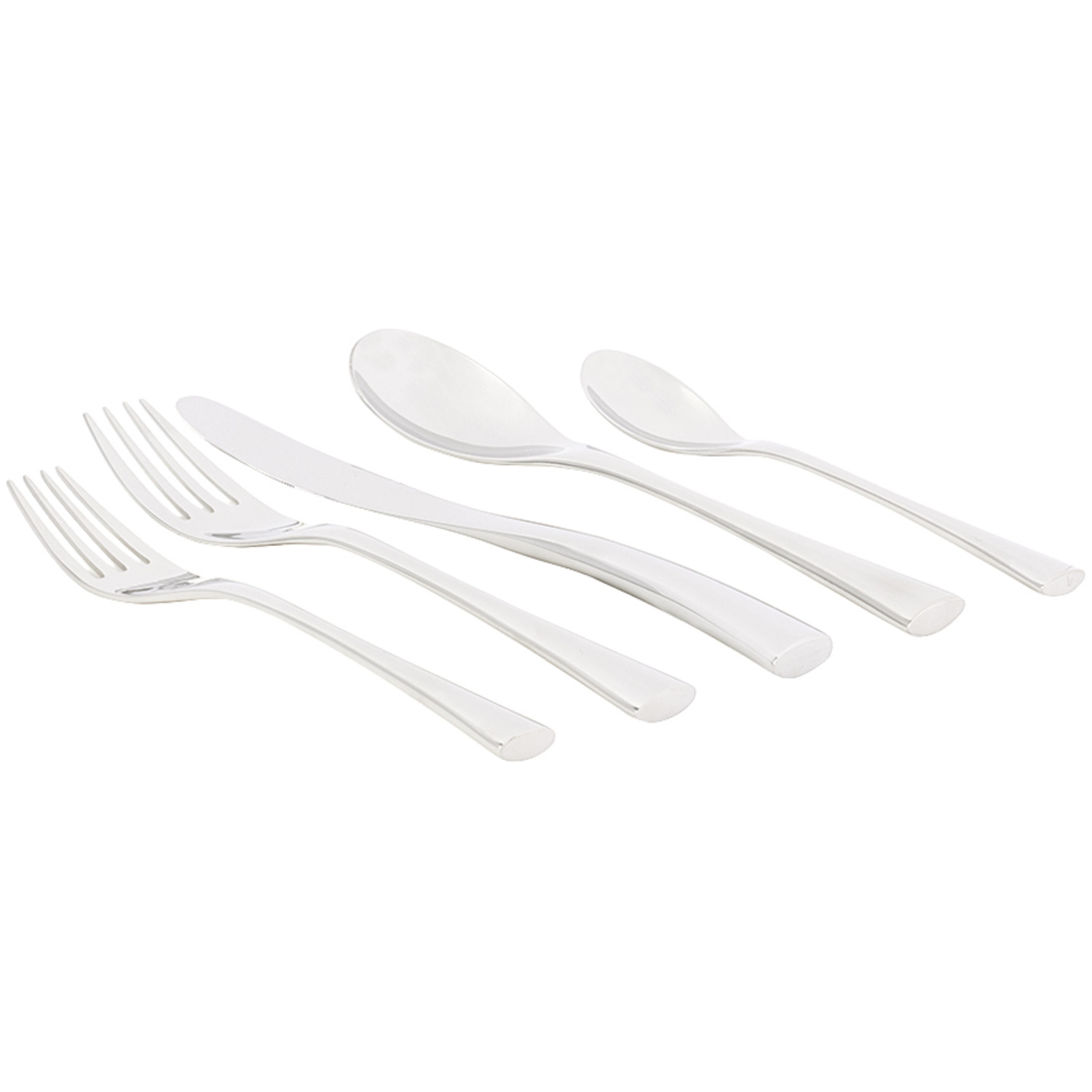  Georg Jensen Silver Cobra Flatware Set, 5 Pcs 