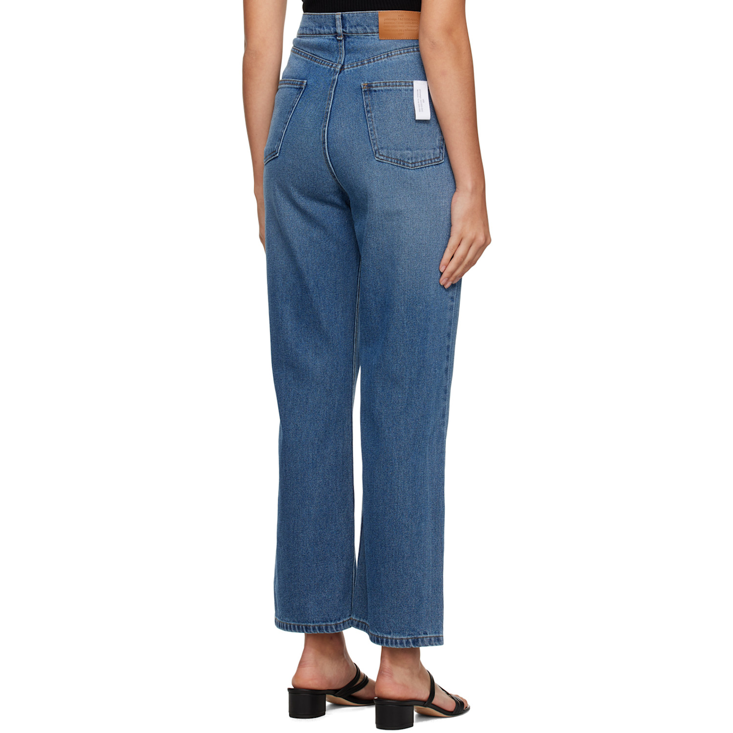  Rokh Blue Distressed Jeans 