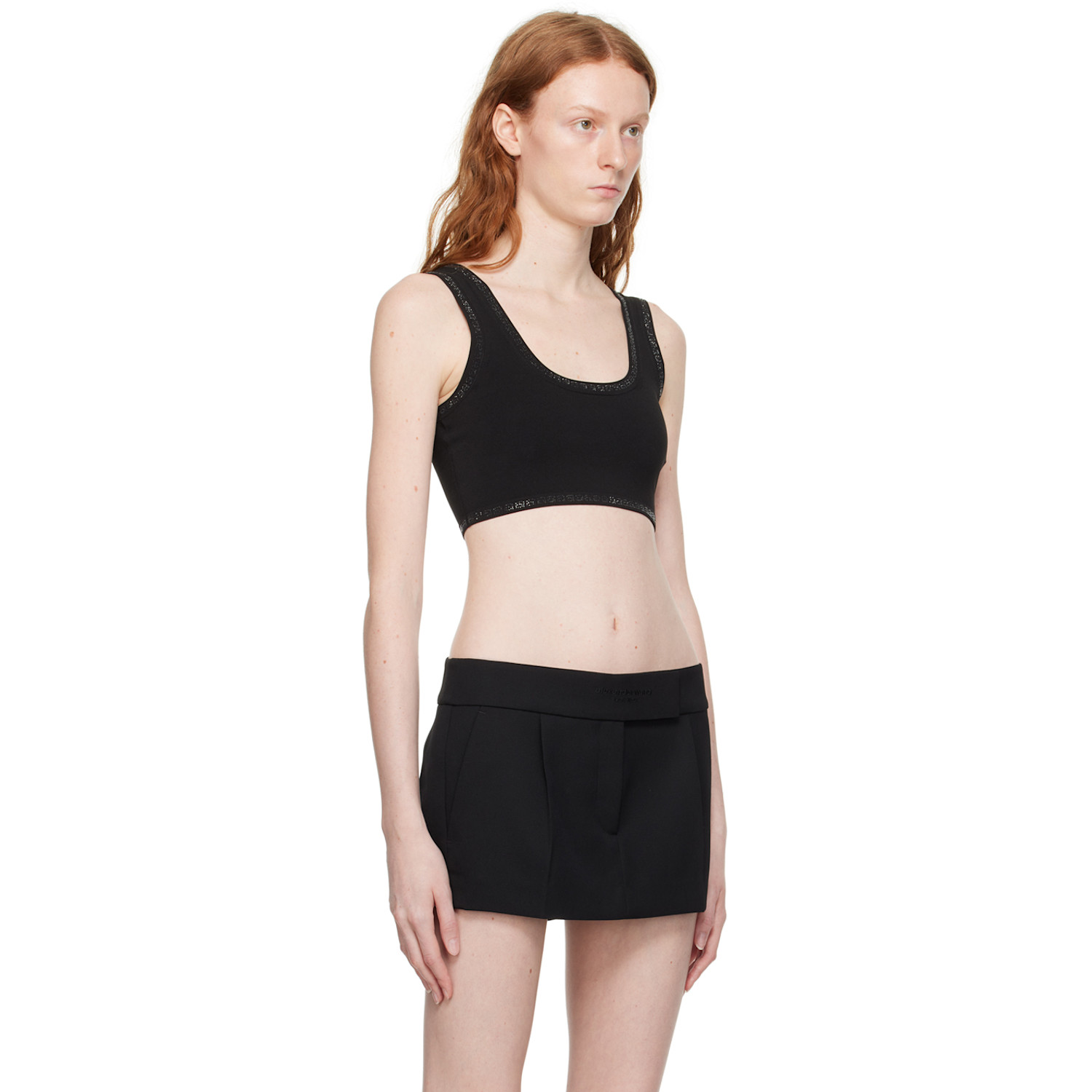  Alexander Wang Black Crystal Camisole 