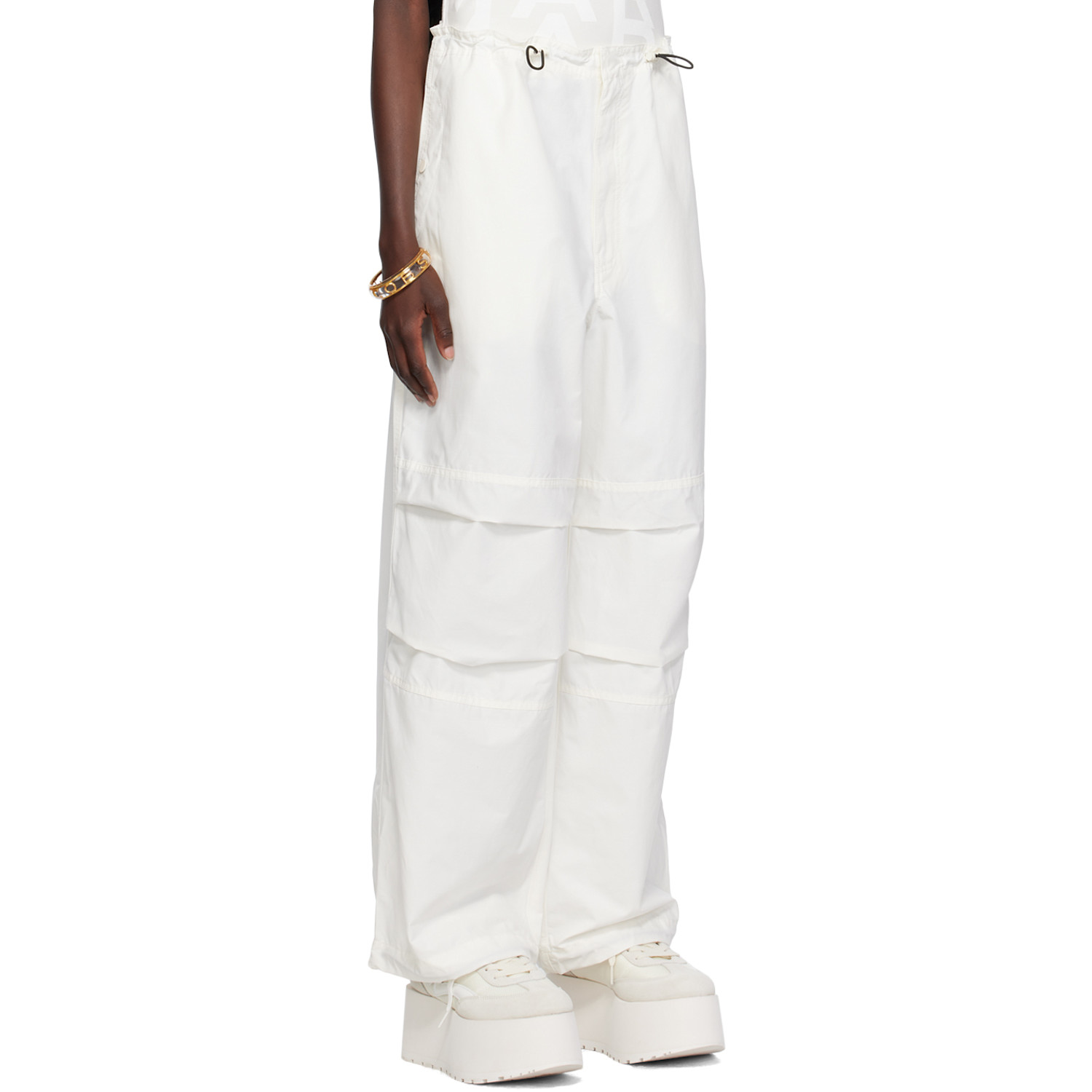  Marc Jacobs White 'the Balloon' Trousers 