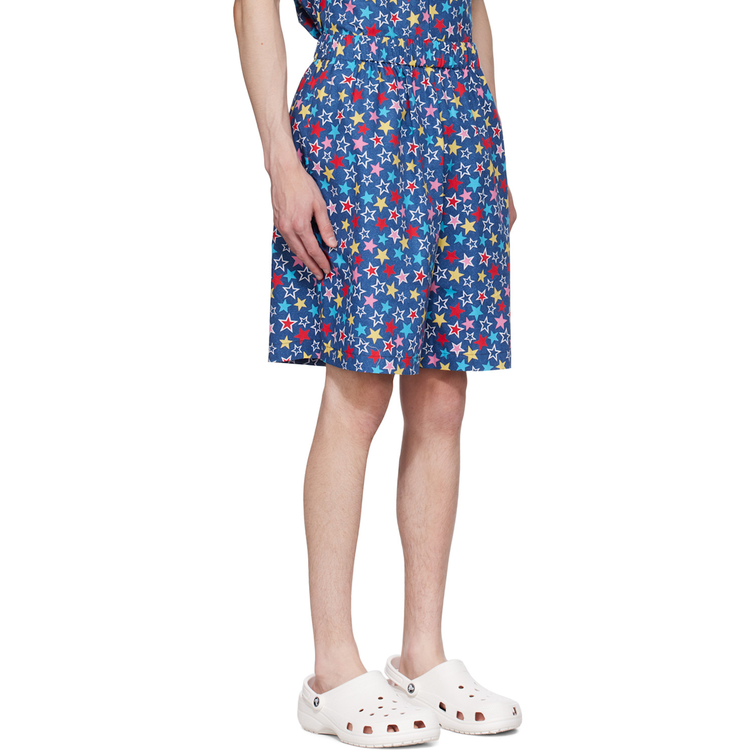  Chloé Nardin Blue Printed Shorts 