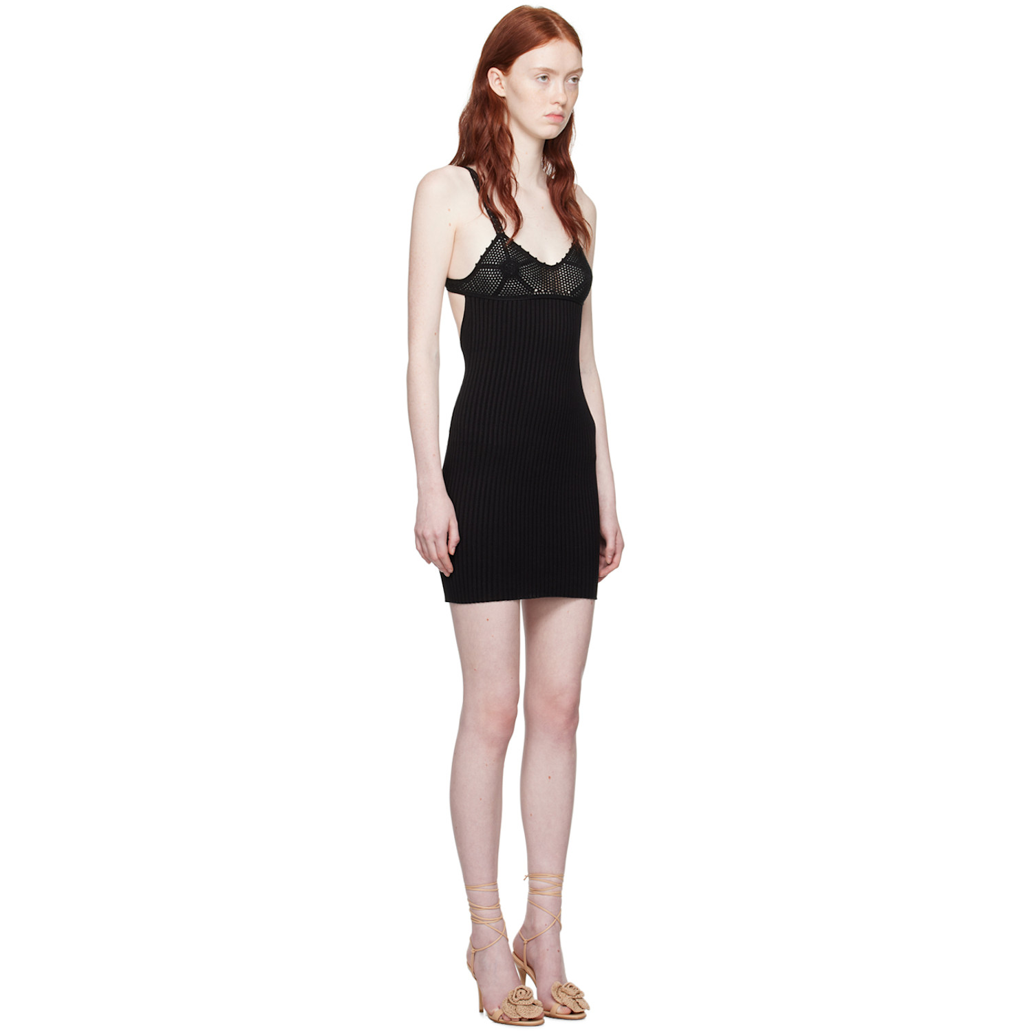  Anna October Black Jade Minidress 