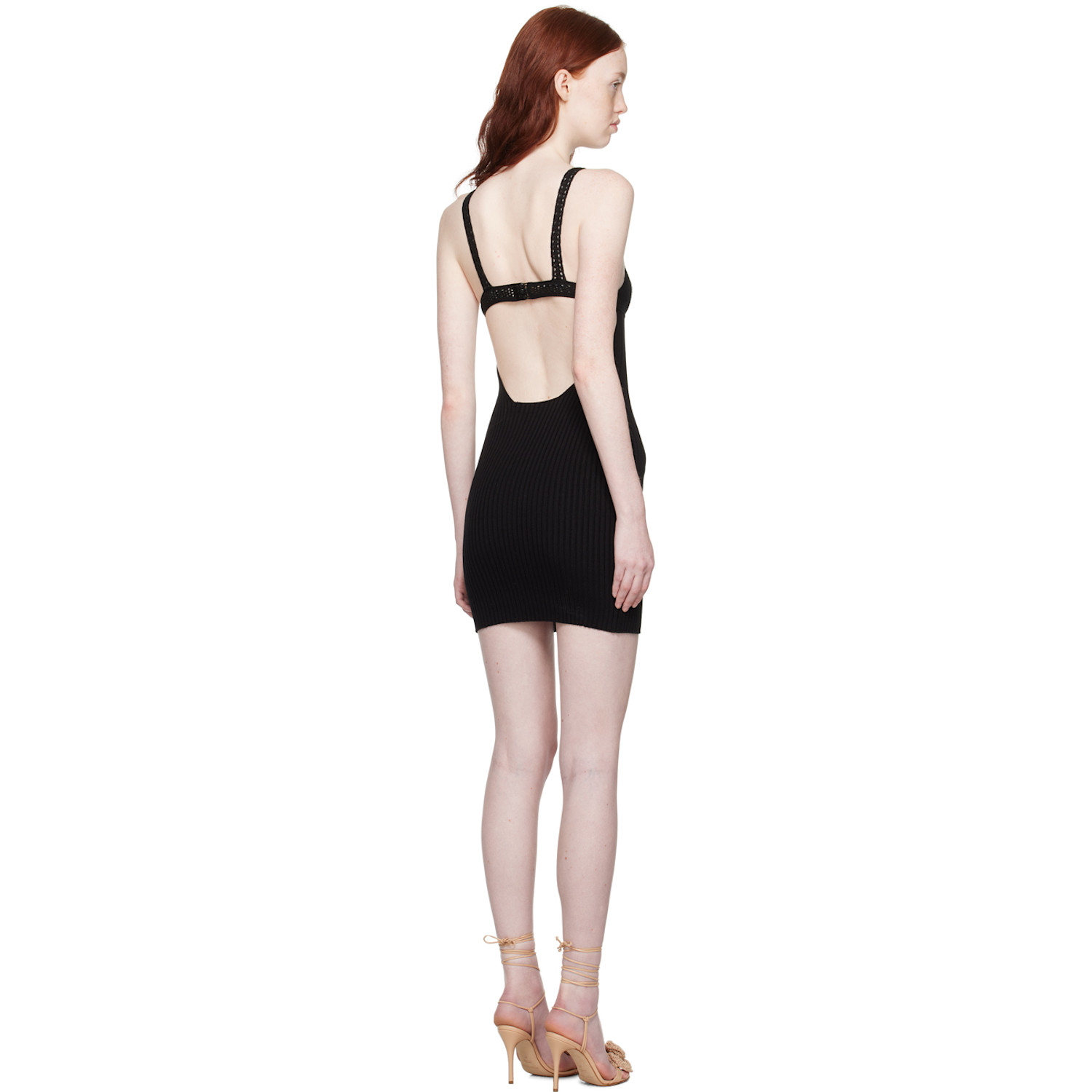  Anna October Black Jade Minidress 