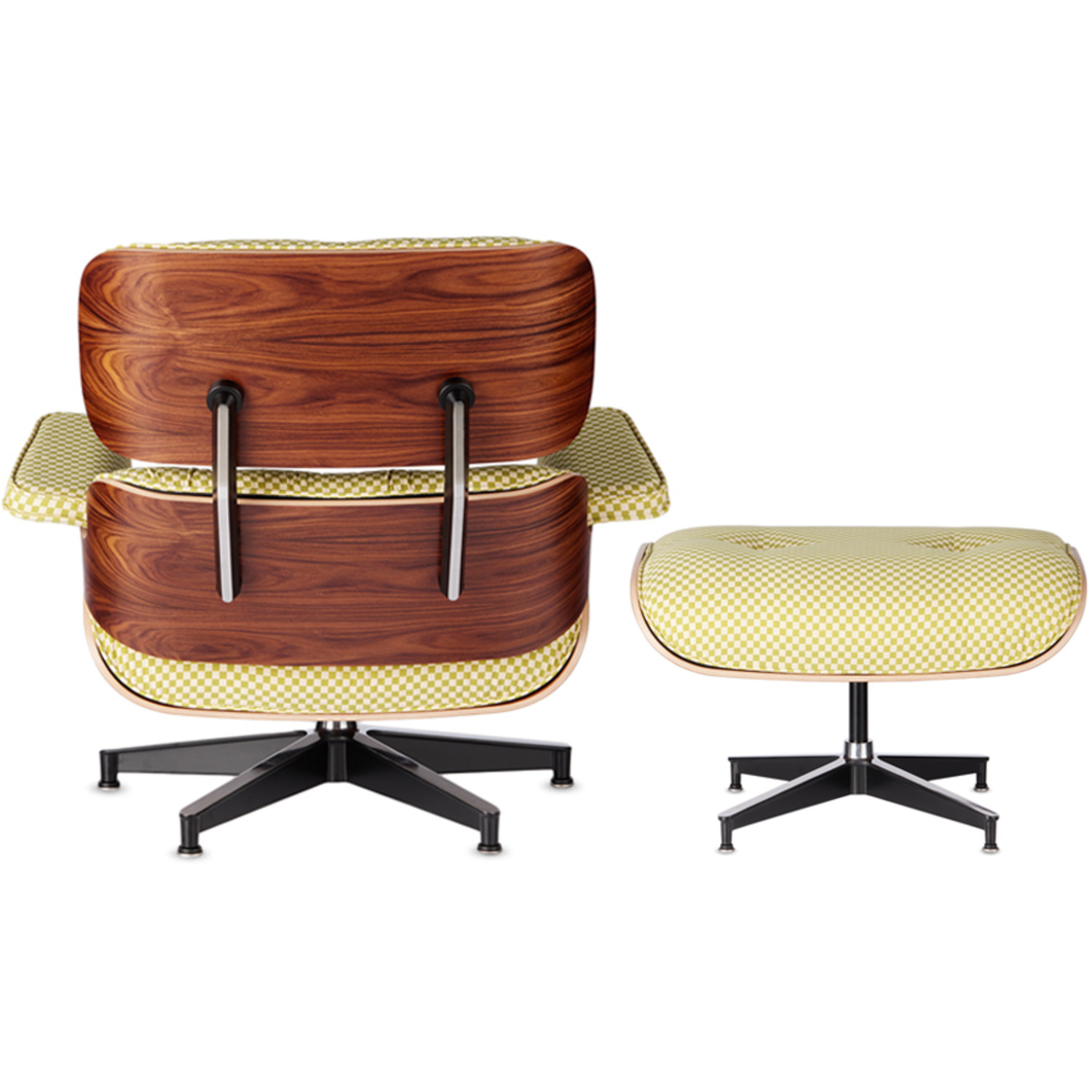  Herman Miller® Green Leather Eames Lounge Chair & Ottoman 