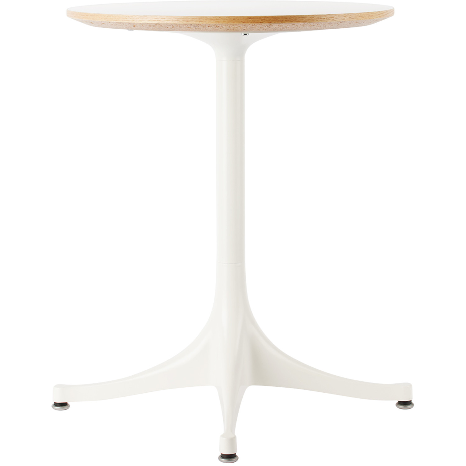  Herman Miller® White Nelson Pedestal Side Table 