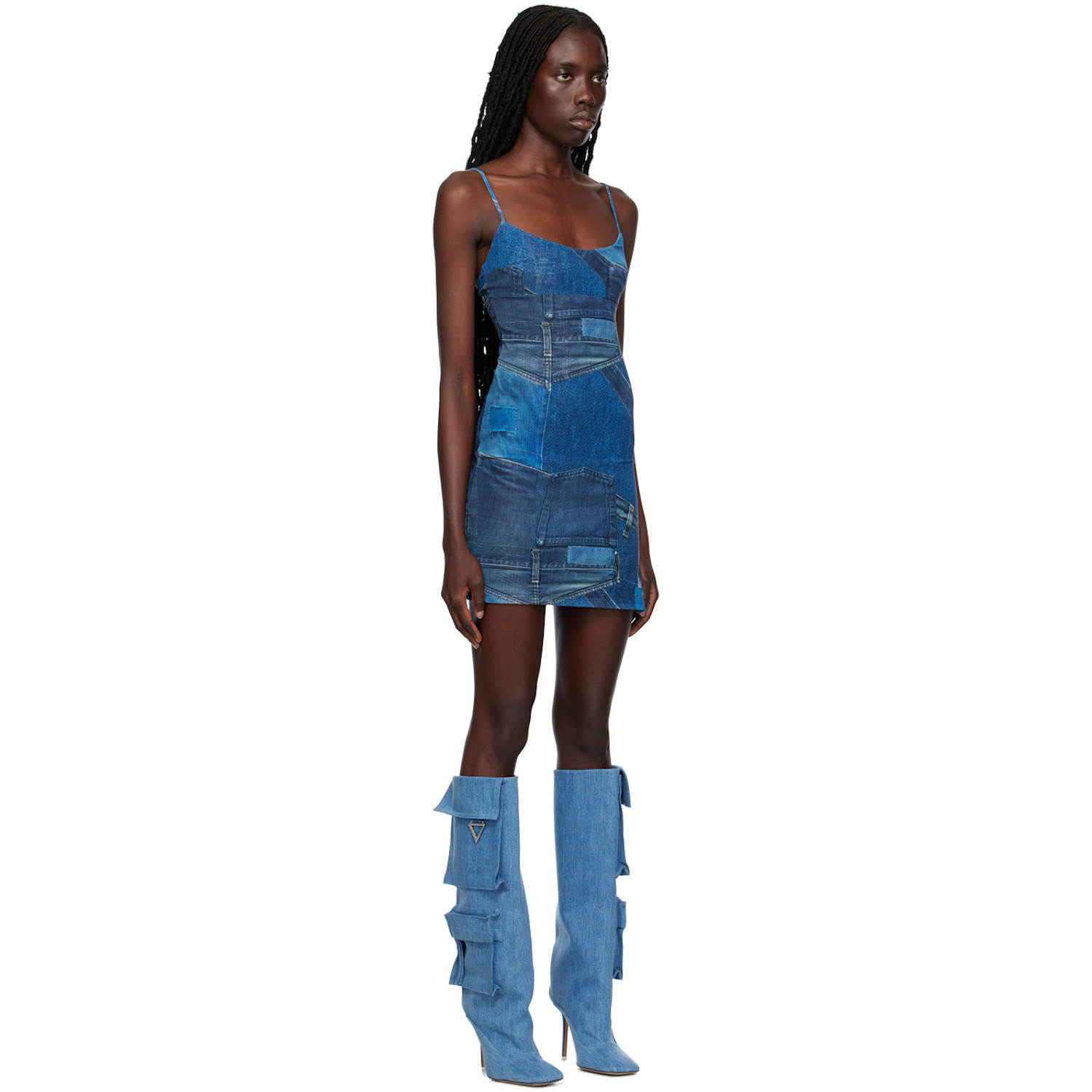  Miaou Blue Anya Minidress 