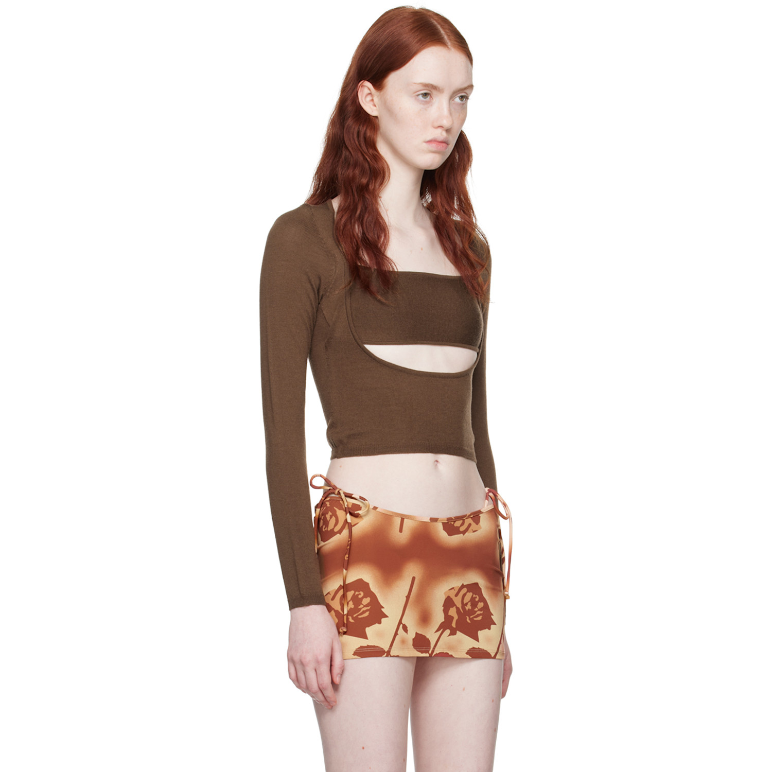  Miaou Brown Delphine Sweater 
