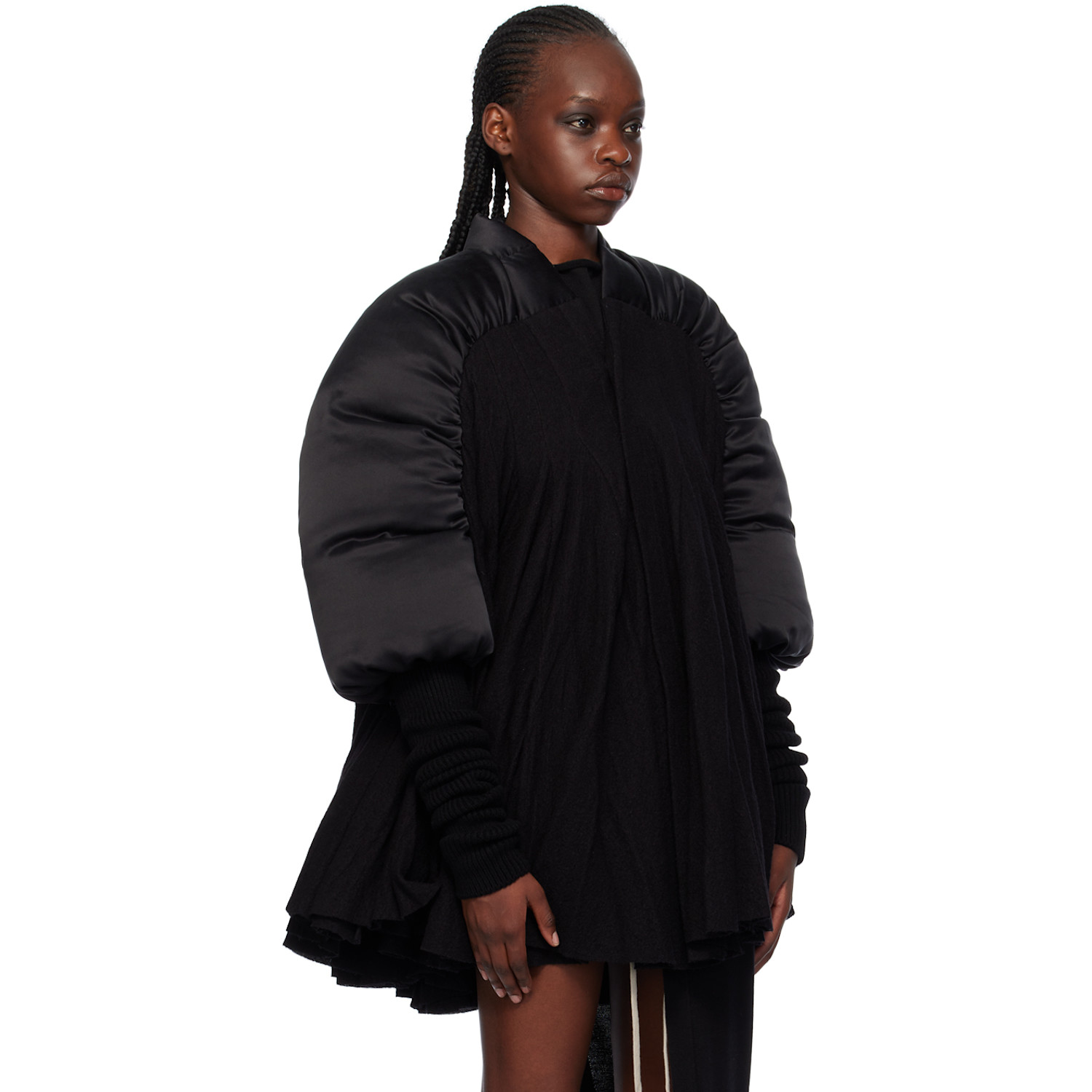  Rick Owens Black Duvetessa Down Jacket 