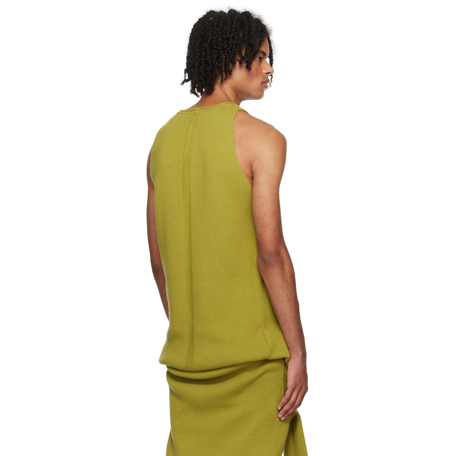  Rick Owens Yellow Banana Vest 