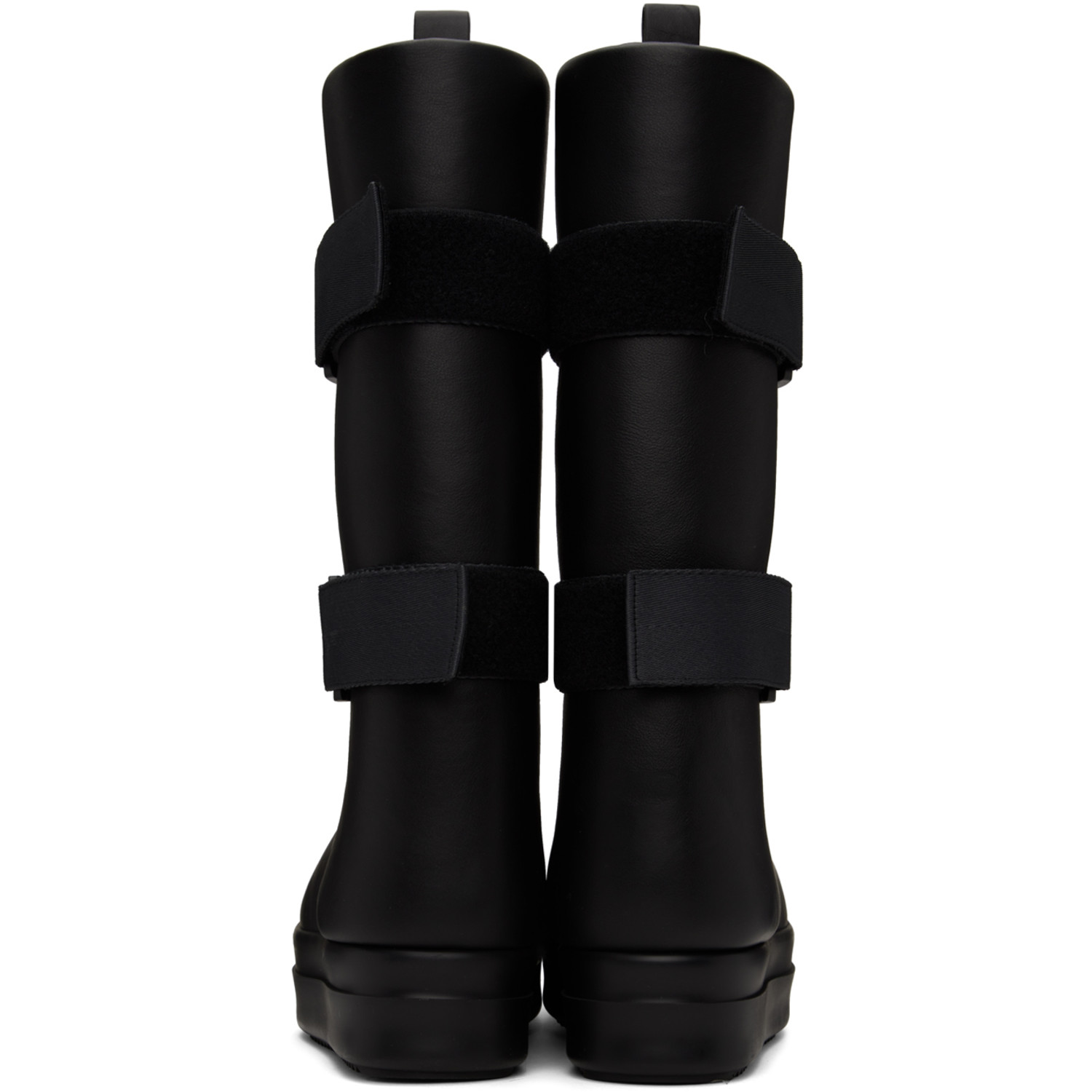  Rick Owens Black Splint Boots 