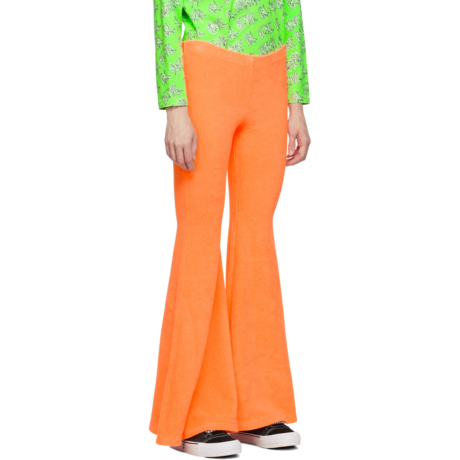  Erl Orange Elasticized Lounge Pants 