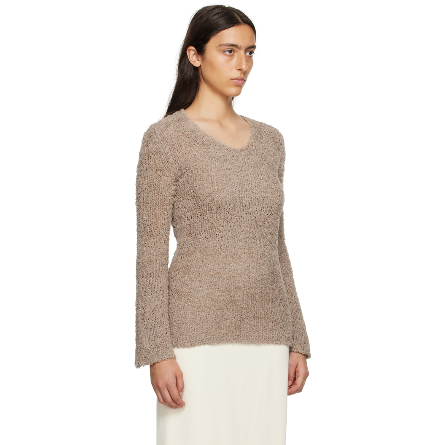  By Malene Birger Taupe Pelira Sweater 