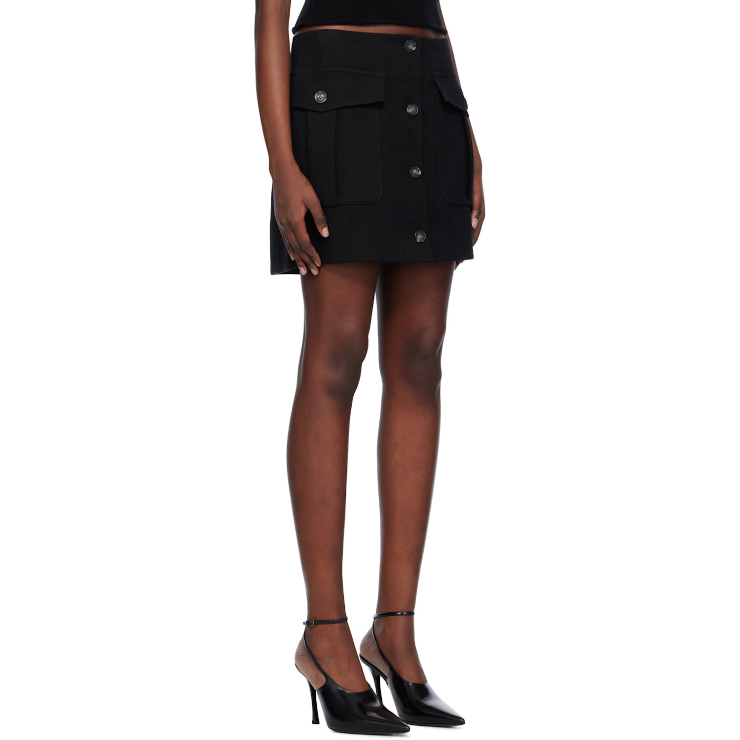  Sportmax Black Derna Miniskirt 