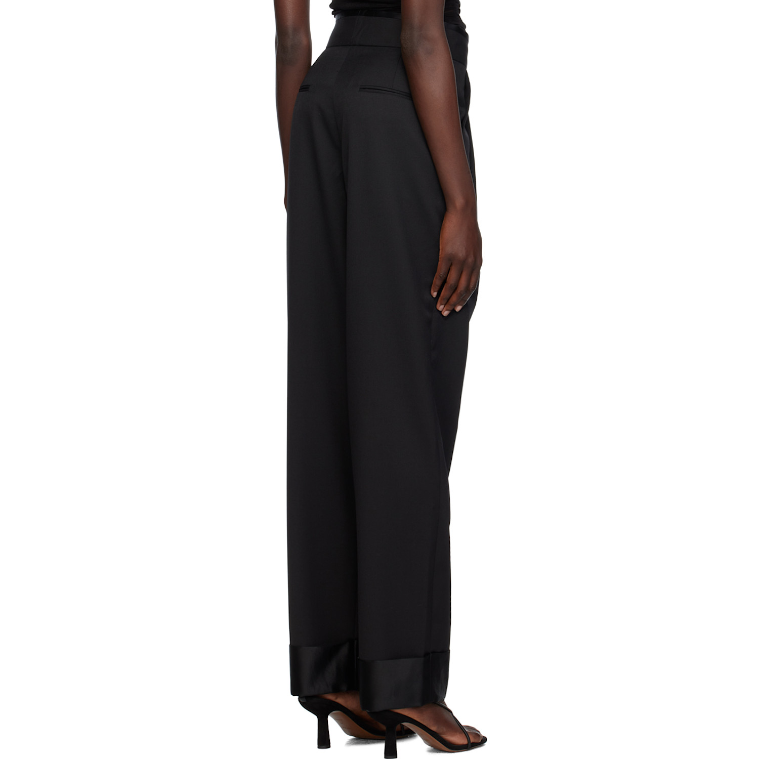  Christopher Esber Black Pegged Trousers 