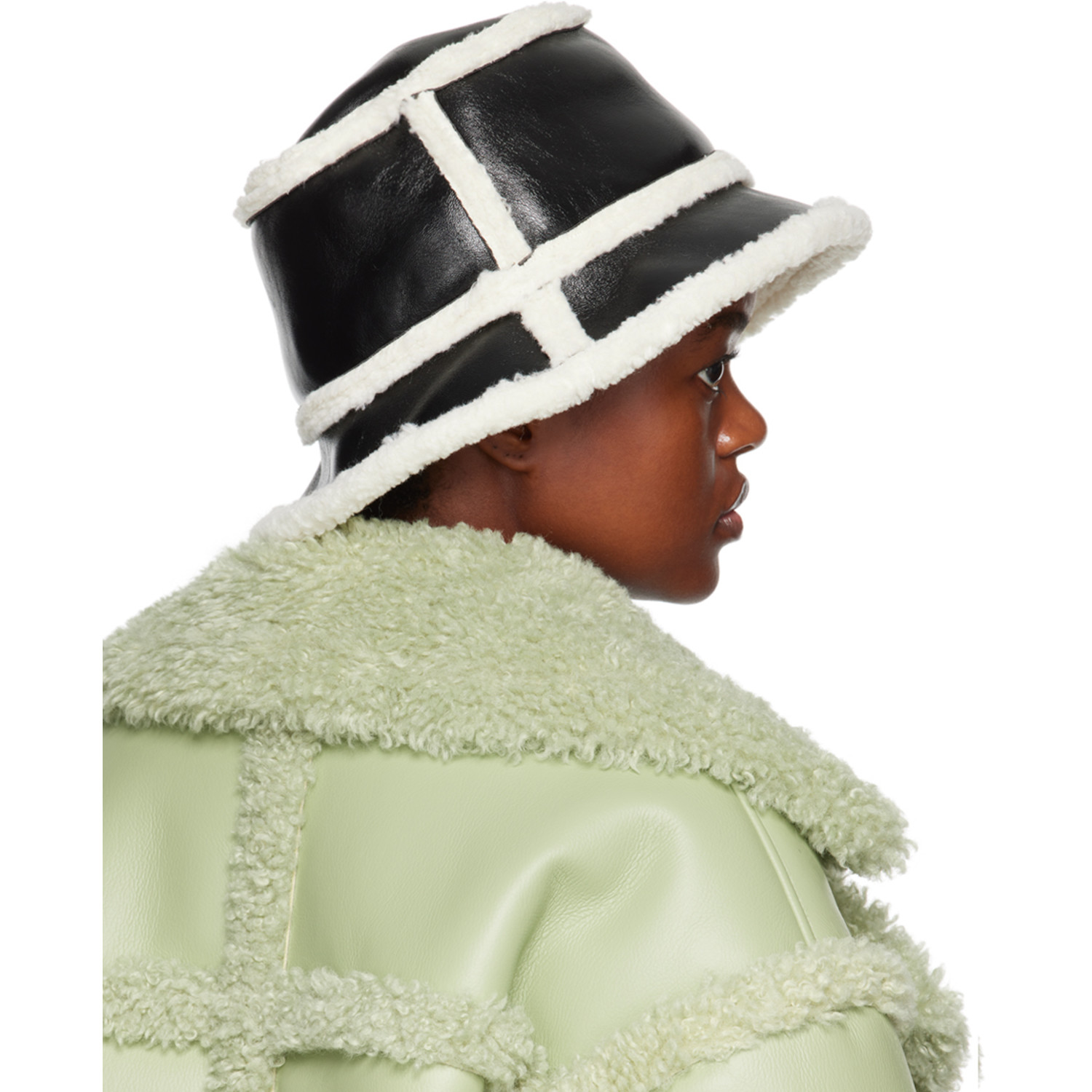  Stand Studio Black Alanna Bucket Hat 