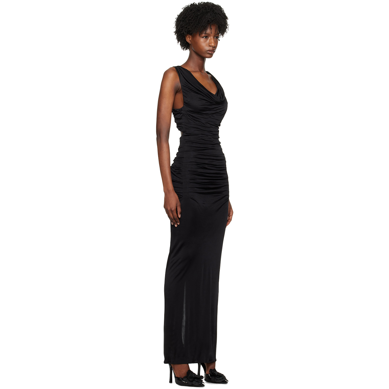  Gauge81 Black Ina Maxi Dress 