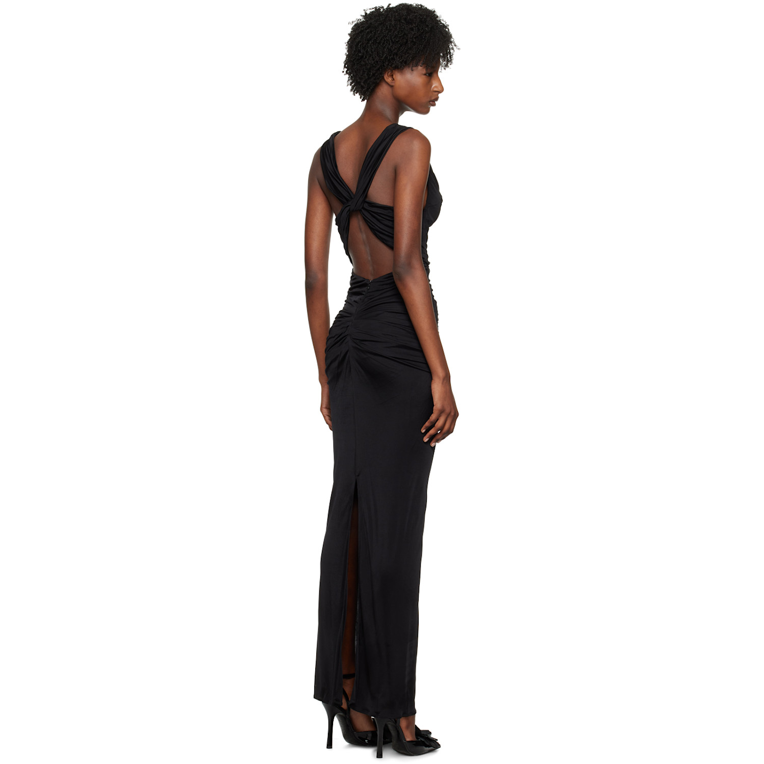  Gauge81 Black Ina Maxi Dress 