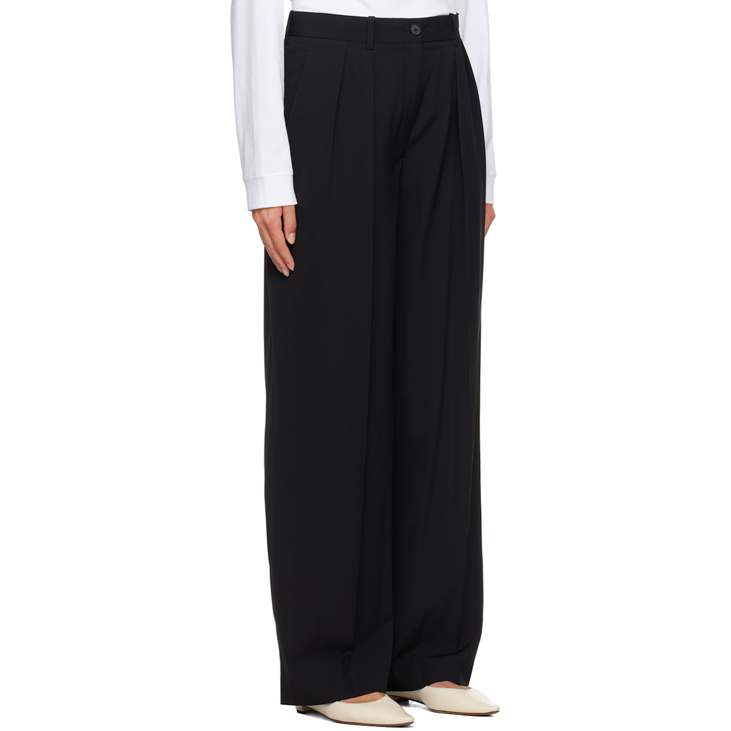  The Row Black Igor Trousers 