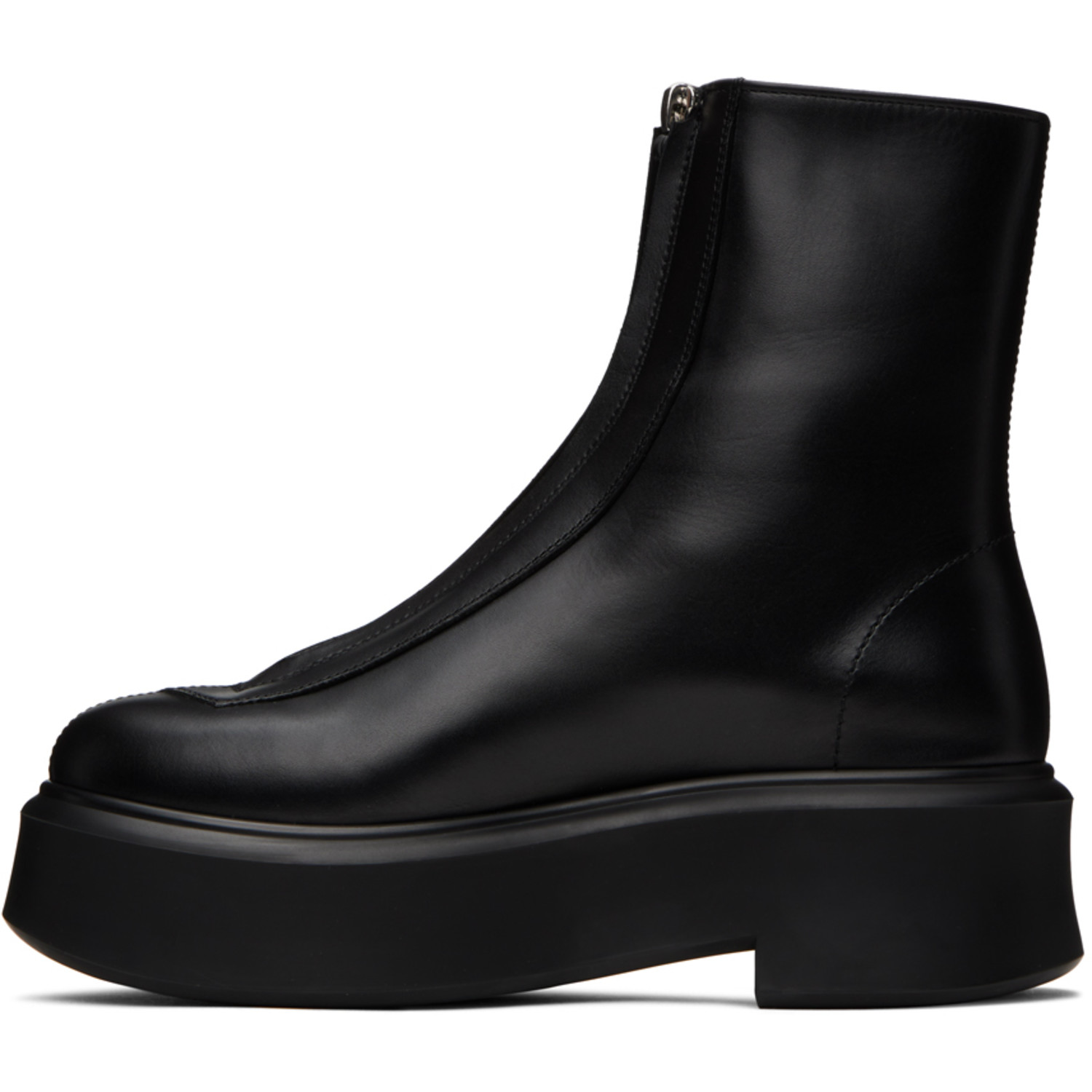  The Row Black Zipped I Boots 