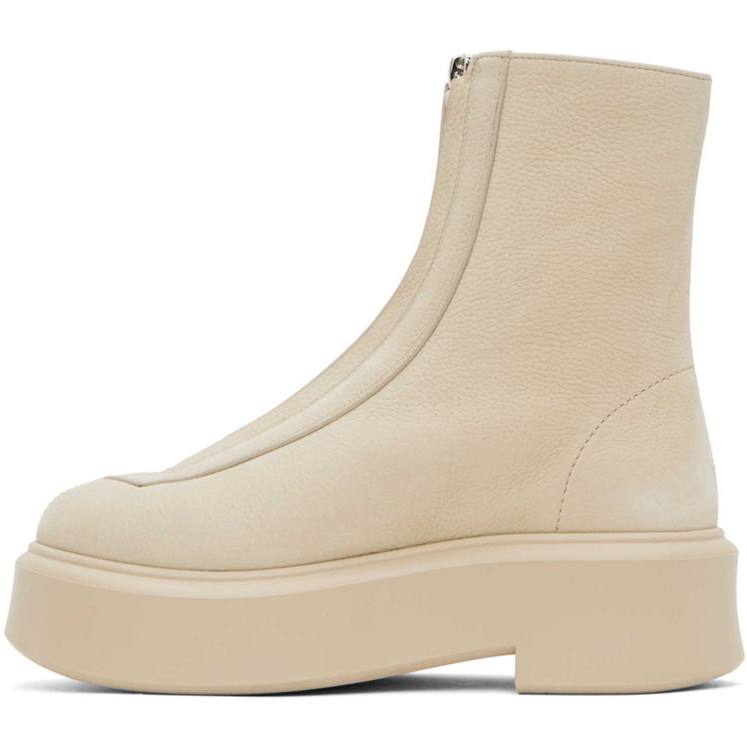  The Row Beige Zipped I Boots 