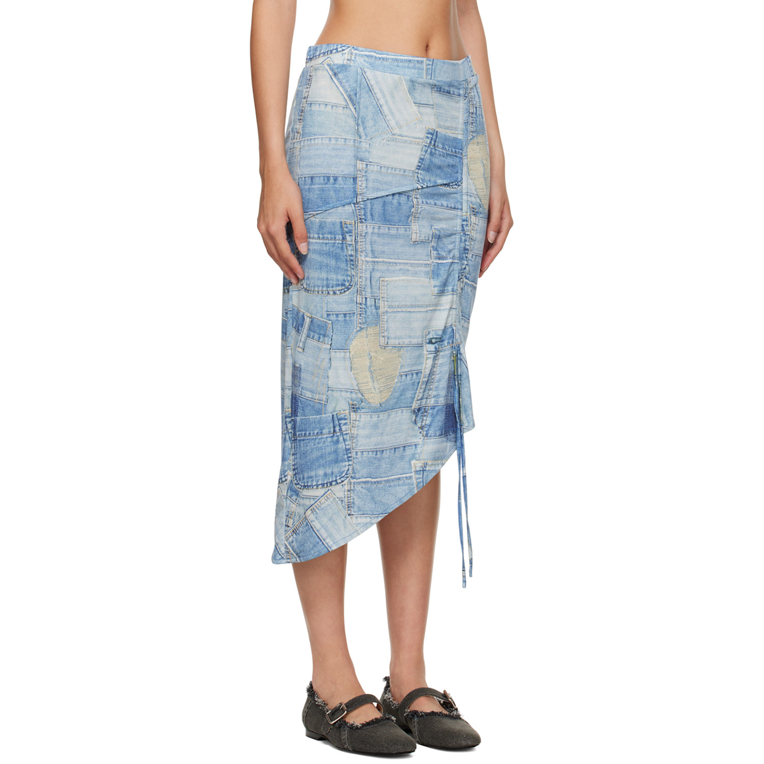  Andersson Bell Blue Anja Midi Skirt 