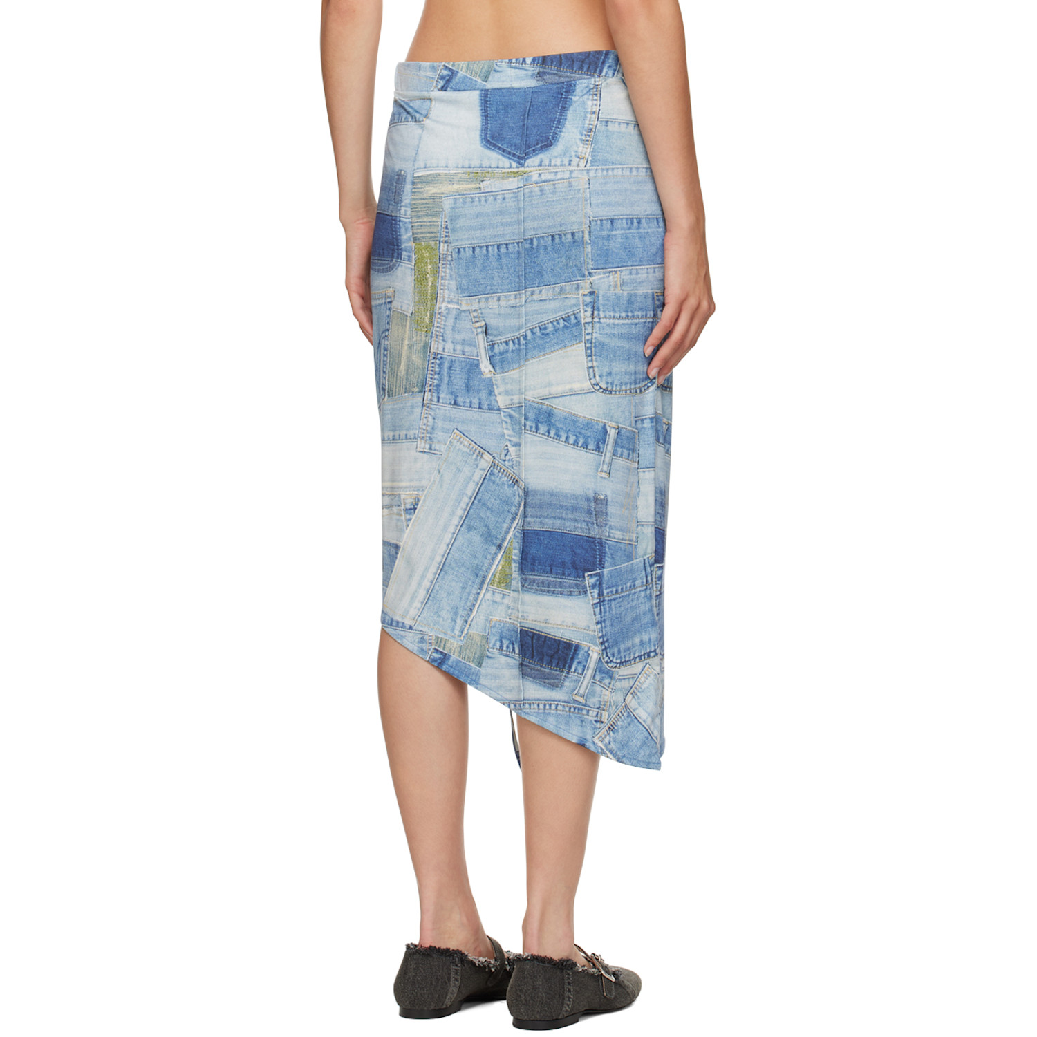  Andersson Bell Blue Anja Midi Skirt 