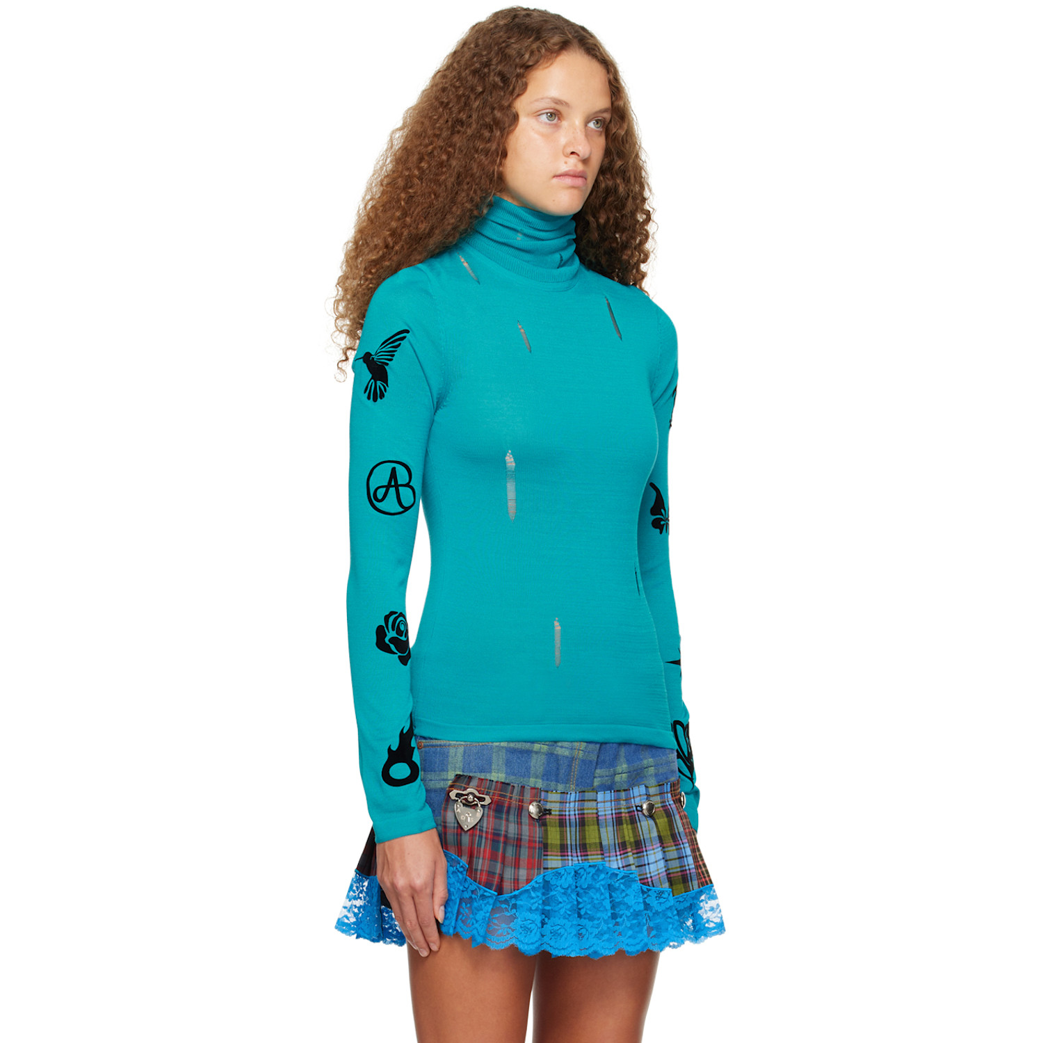  Andersson Bell Blue Augen Turtleneck 