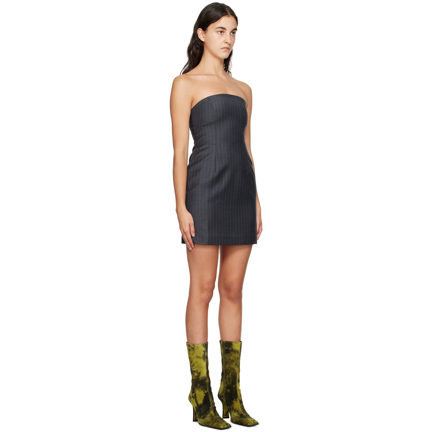  Wynn Hamlyn Gray Tandi Minidress 