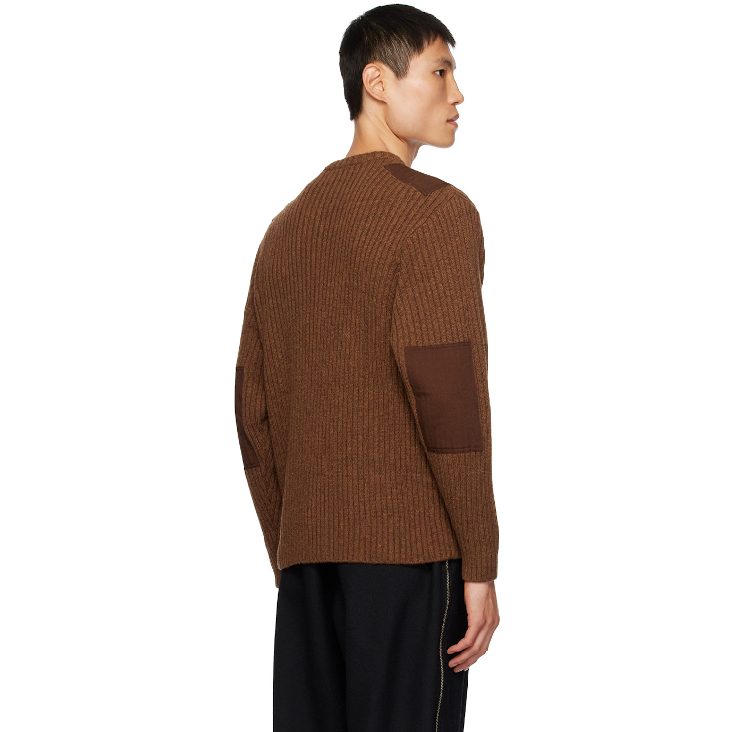  Undercover Brown Beaded Sweater 