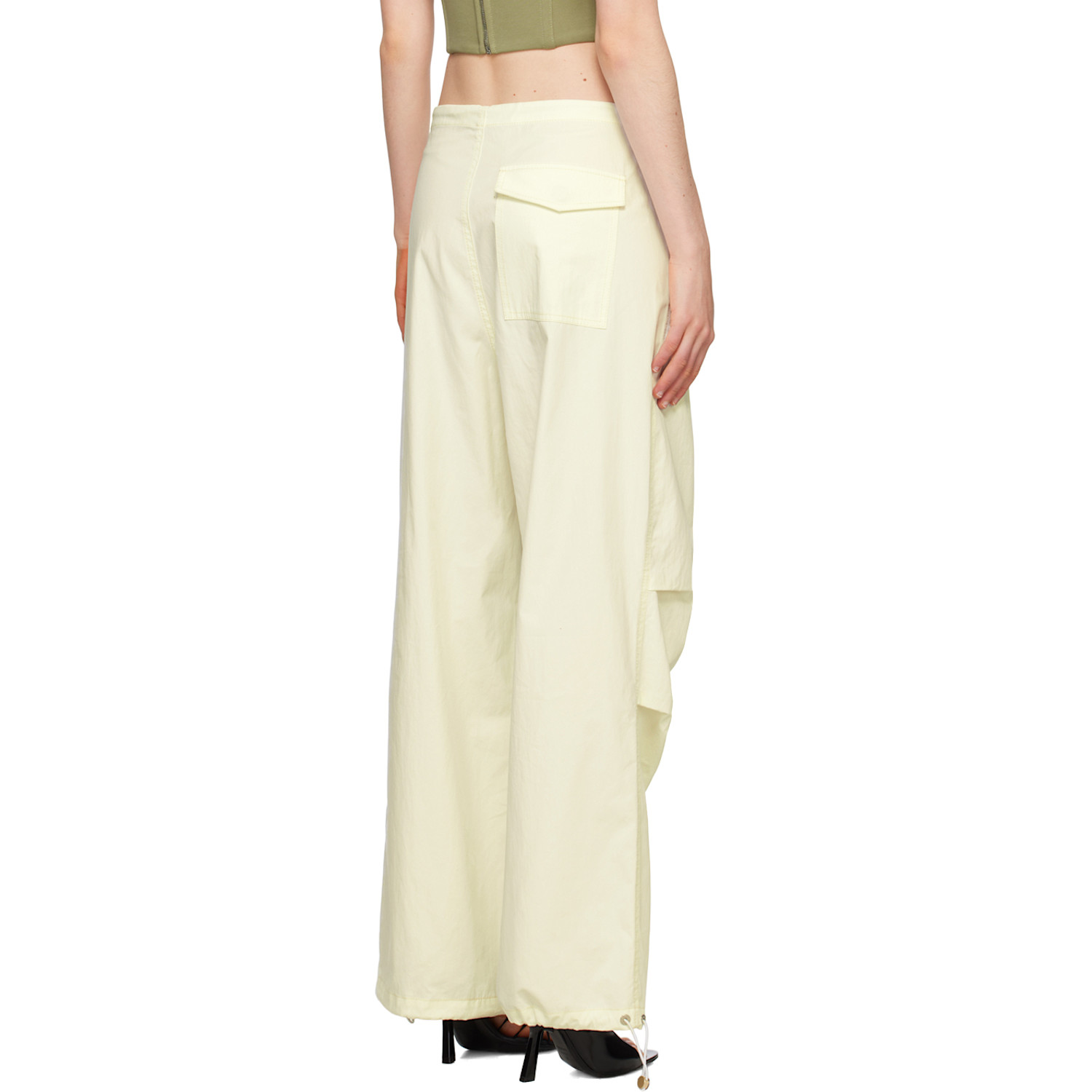  Dion Lee Off-white Toggle Parachute Trousers 