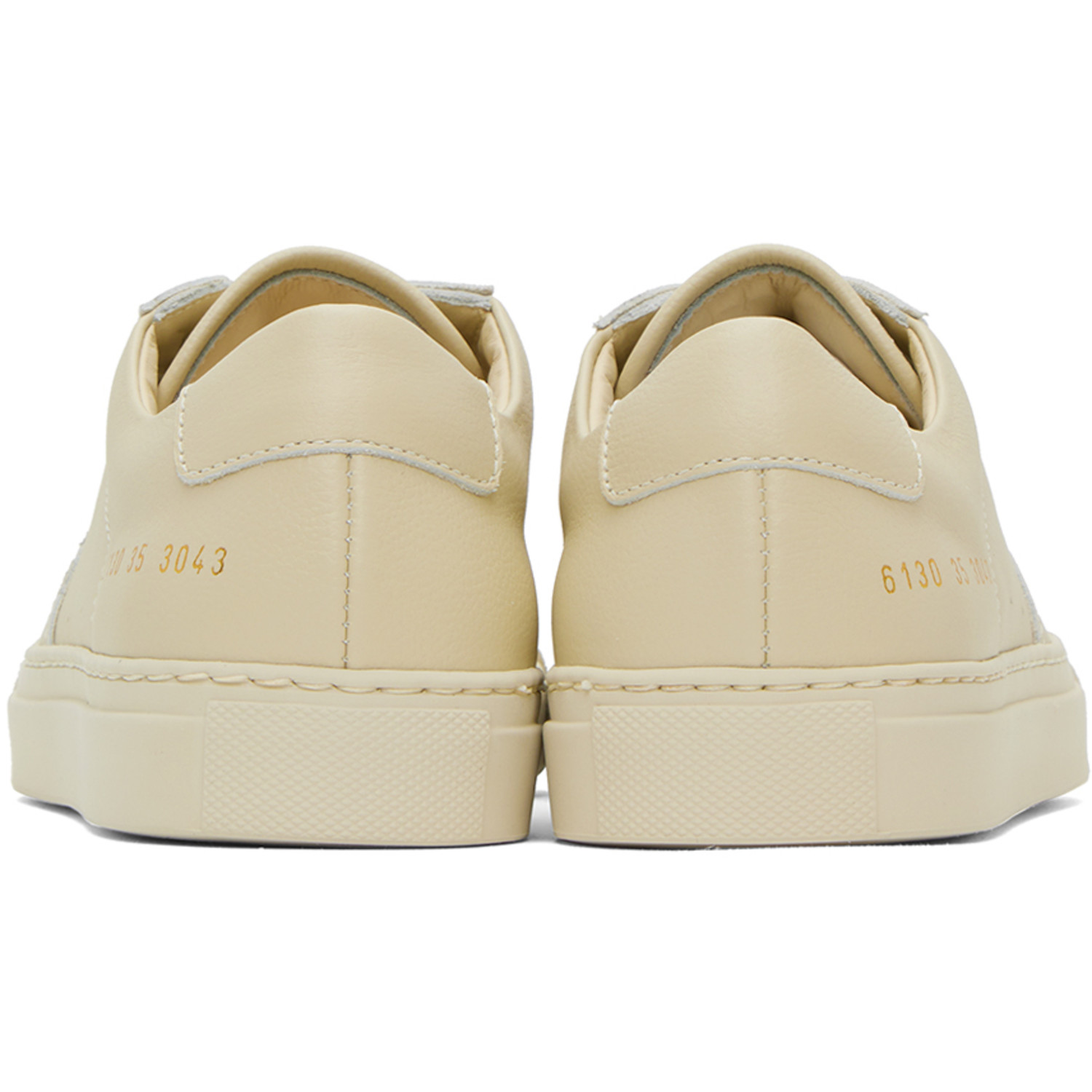  Common Projects Beige Bball Low Sneakers 