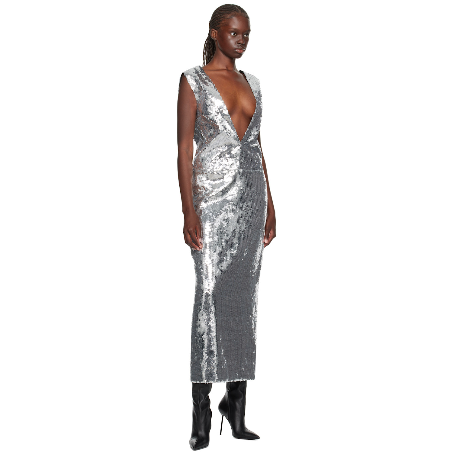 16arlington prue satin mini dress 16Arlington Prue satin-finish minidress